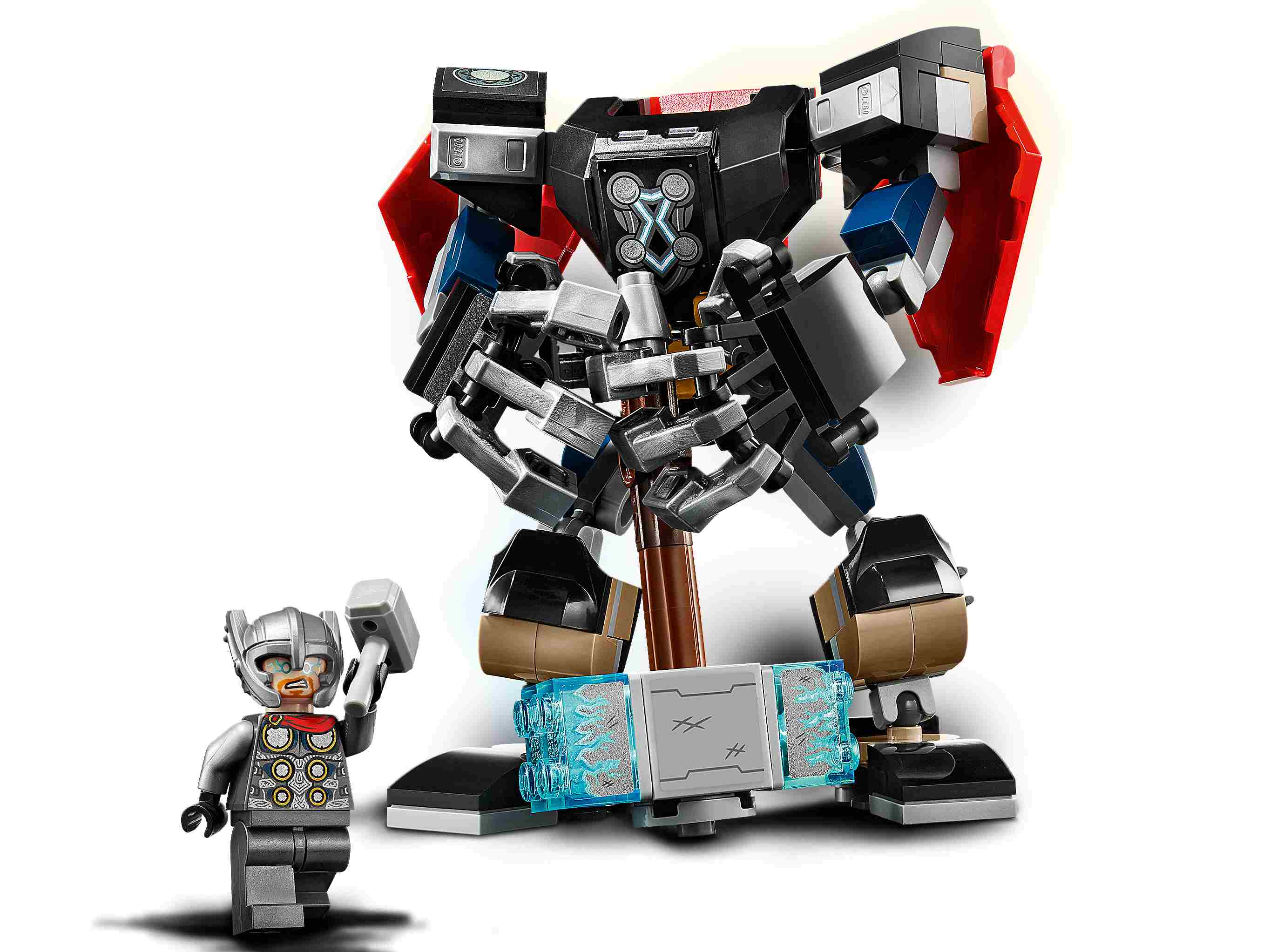 LEGO 76169 Super Heroes Marvel Avengers Thor Mech Set, Actionfigur mit Thor