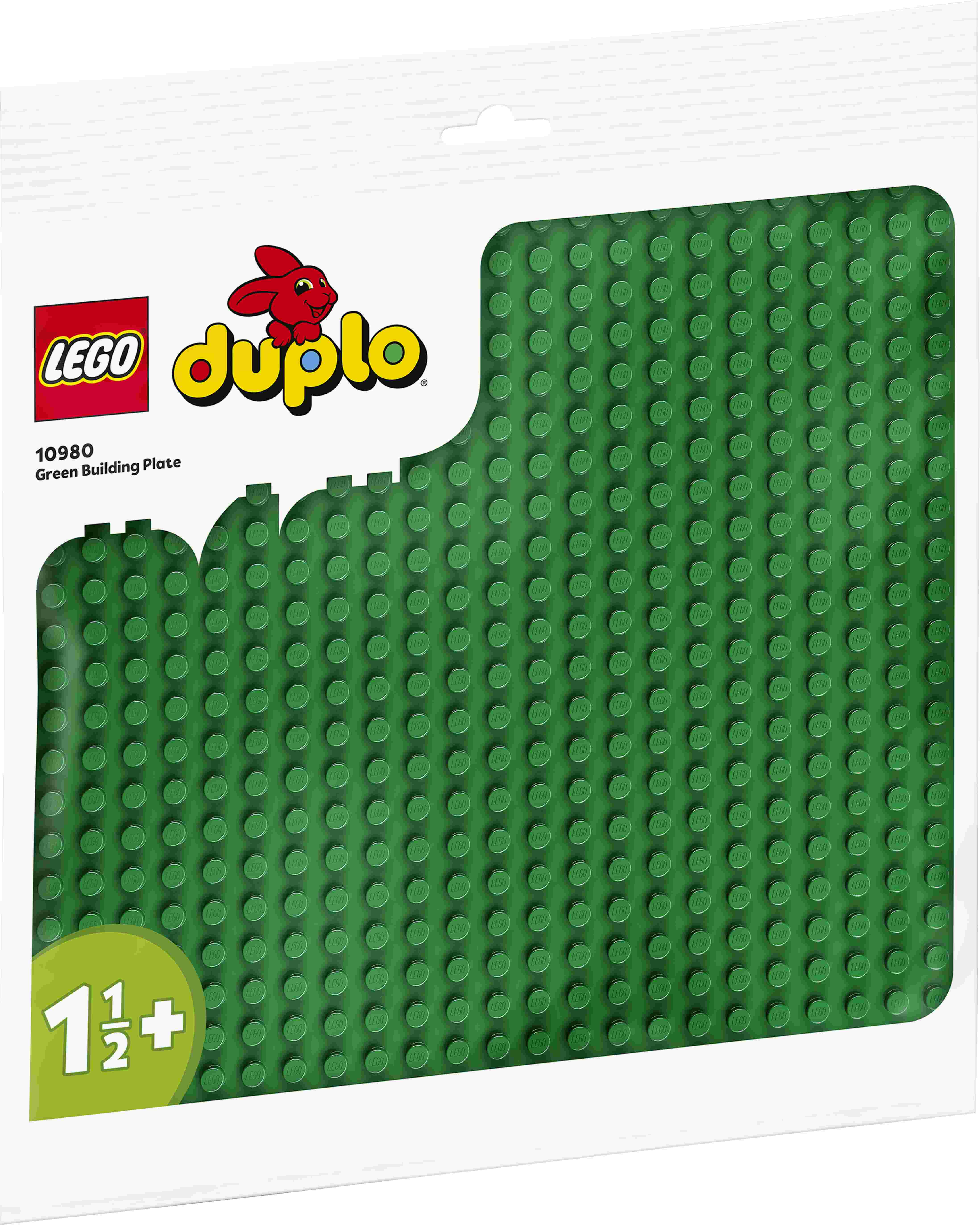 LEGO 10980 DUPLO Bauplatte in Grün, 38 cm x 38 cm, 24x24 Noppen