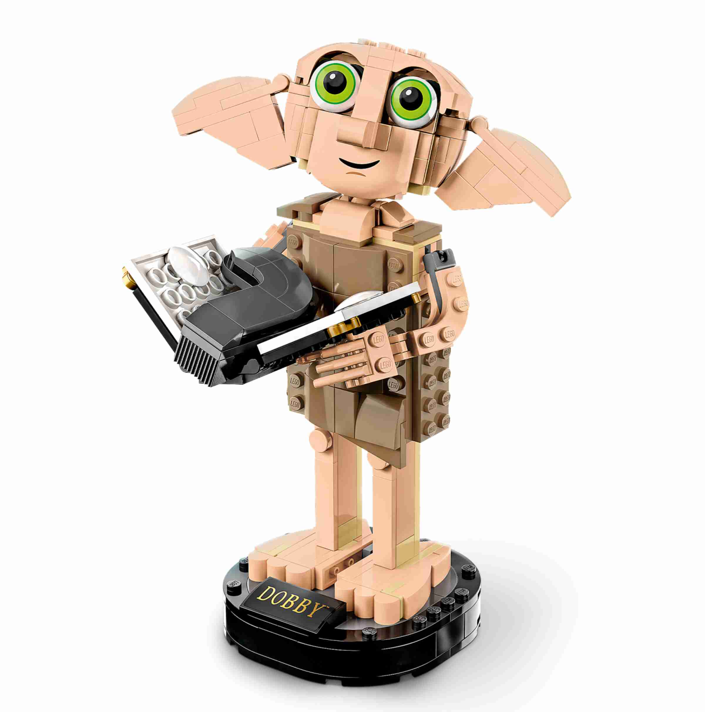 LEGO 76421 Harry Potter Dobby der Hauself, Harry Potters Socke, schwebende Torte