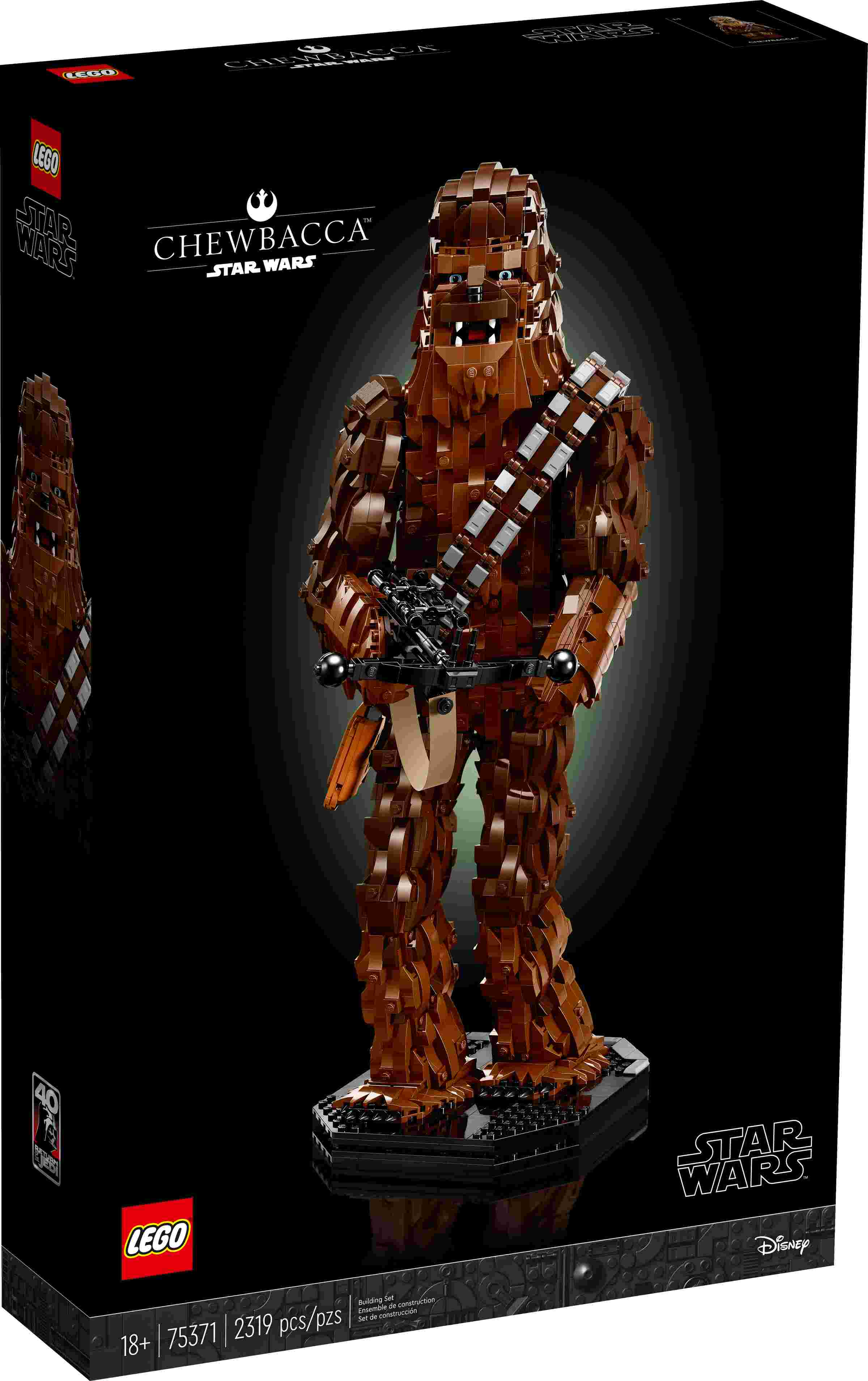 LEGO 75371 Star Wars Chewbacca, große Figur + Infotafel und Minifigur 