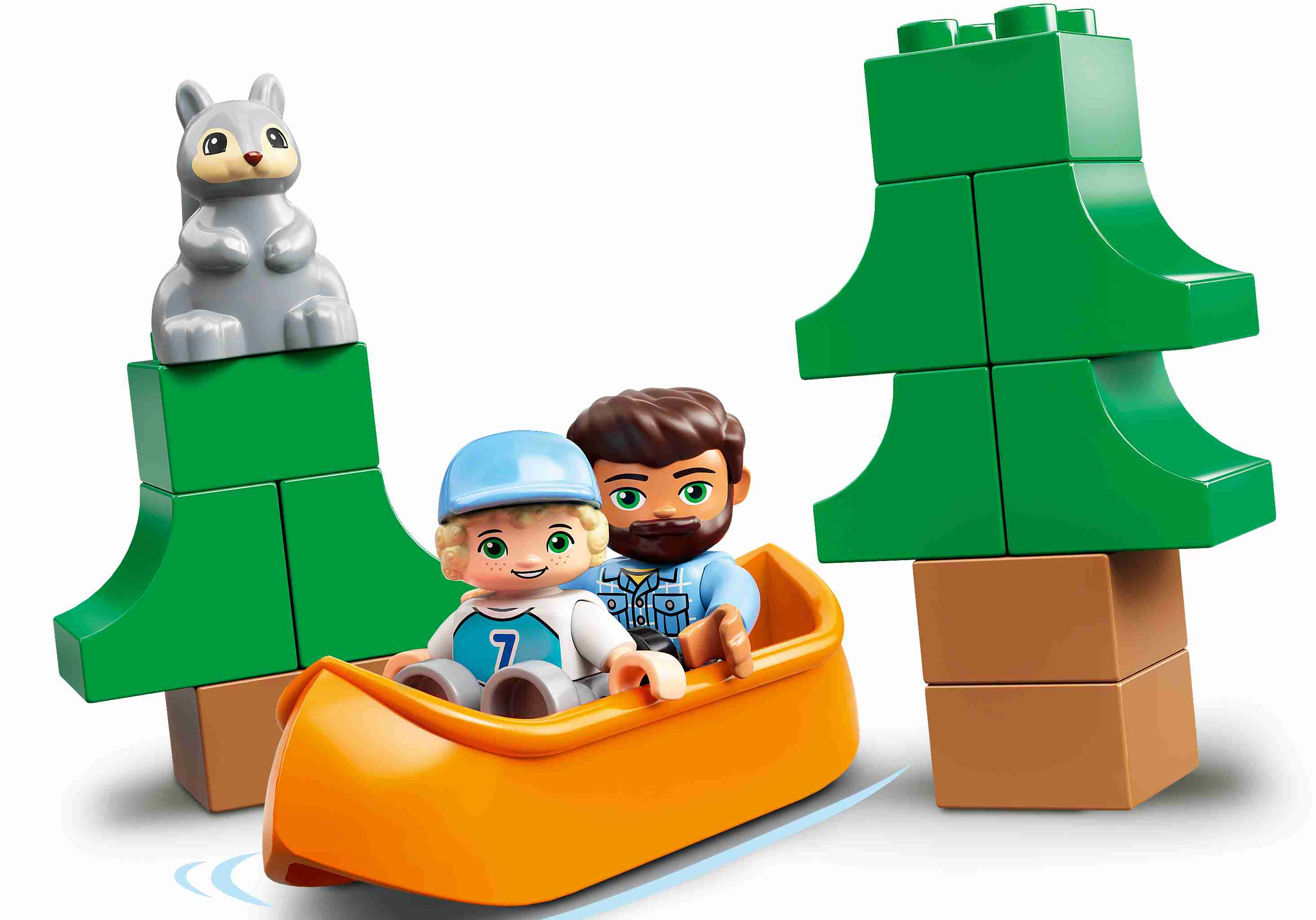 LEGO 10946 DUPLO Familienabenteuer mit Campingbus, Wohnmobil Spielzeugauto