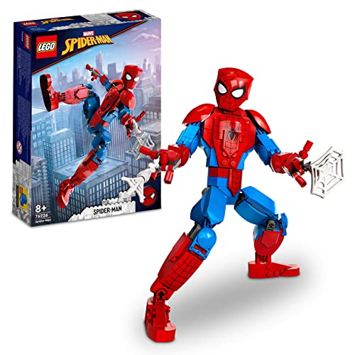 LEGO 76226 Marvel Spider-Man Figur, voll beweglich, sammelbares Superhelden