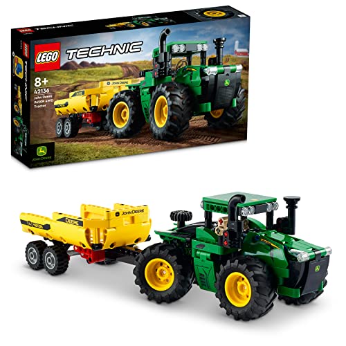 LEGO 42136 Technic John Deere 9620R 4WD Tractor, Knicklenkung, Drehsitz