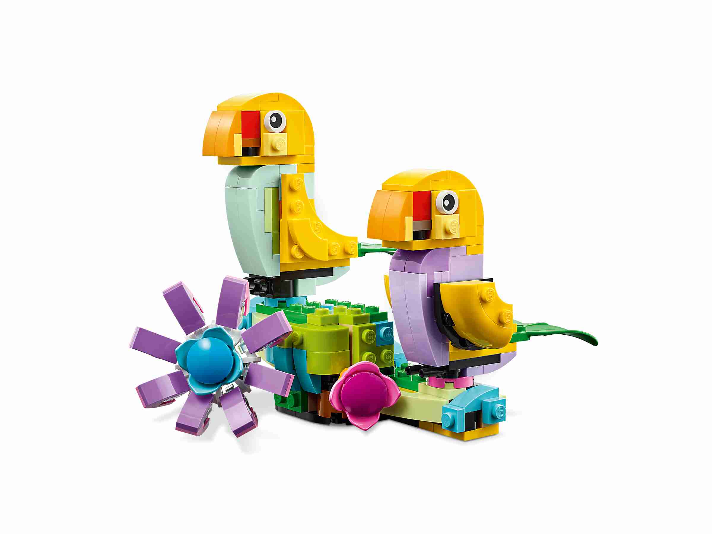 LEGO 31149 Creator 3-in-1 Gießkanne mit Blumen, 2 Vögel oder Gummistiefel 