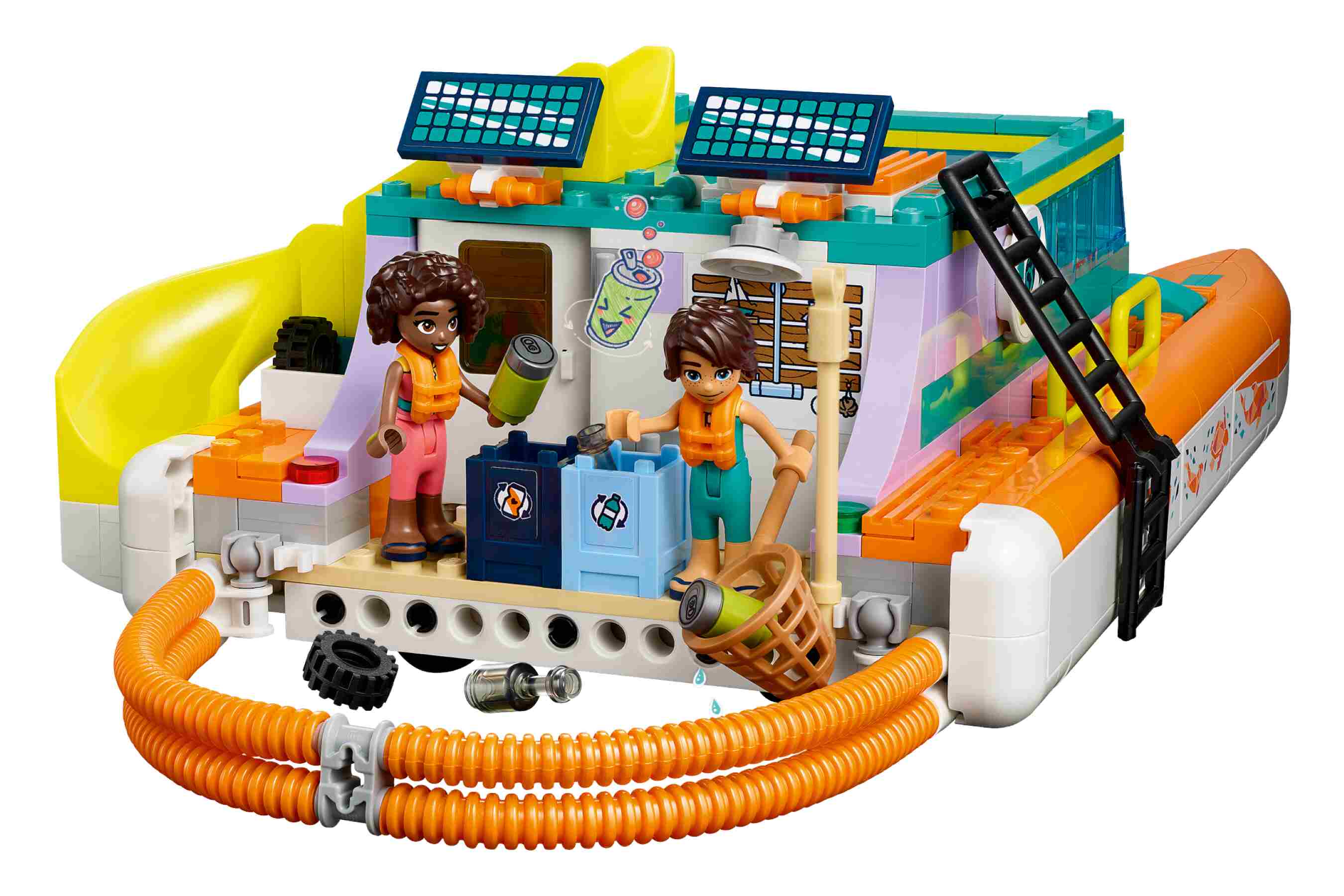 LEGO 41734 Friends Seerettungsboot, 4 Spielfiguren, U-Boot