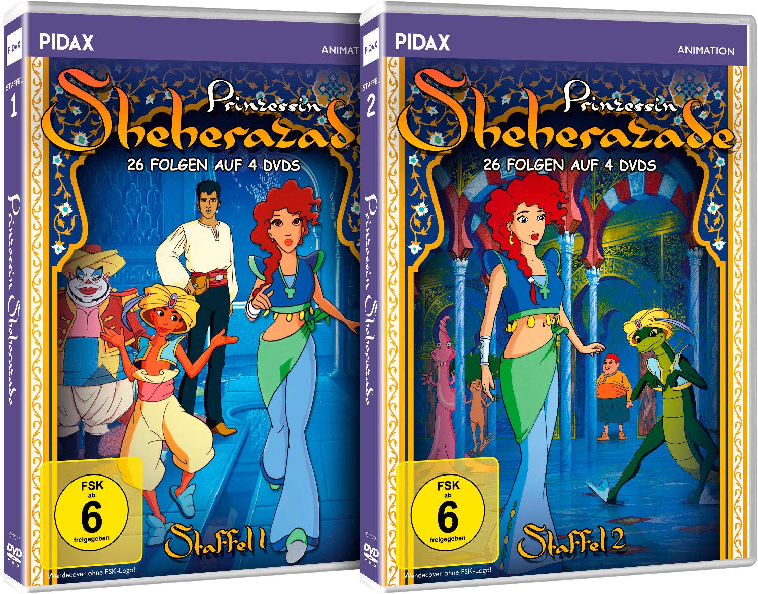 Prinzessin Sheherazade - Gesamtedition - Komplette Serie, Staffel 1 + 2