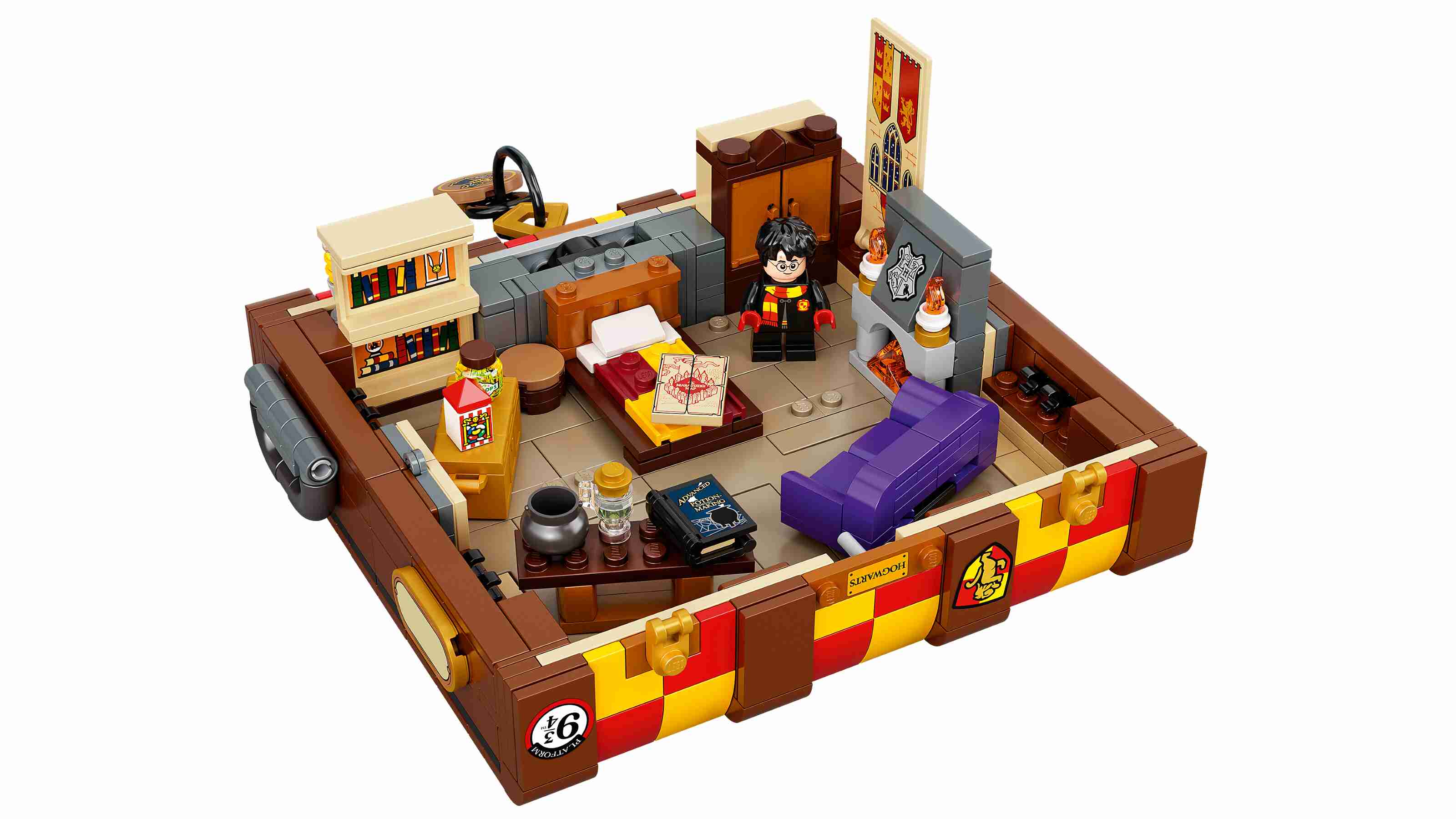 LEGO 76399 Harry Potter Hogwarts Zauberkoffer, viele Minifigur-Teile und Zubehör