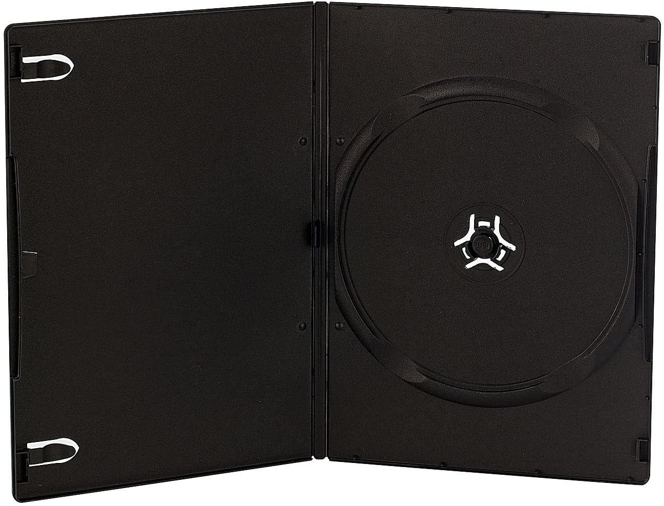 10 DVD Slim Box, Hülle, Leerhülle, 1-fach, 190 x 135 x 7 mm, schwarz