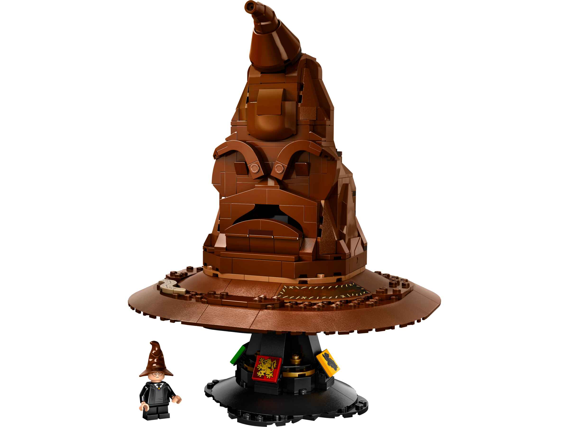 LEGO 76429 Harry Potter Der Sprechende Hut, Geräuschstein, Harry Potter Figur