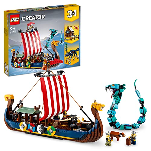 LEGO 31132 Creator 3in1 Wikingerschiff mit Midgardschlange