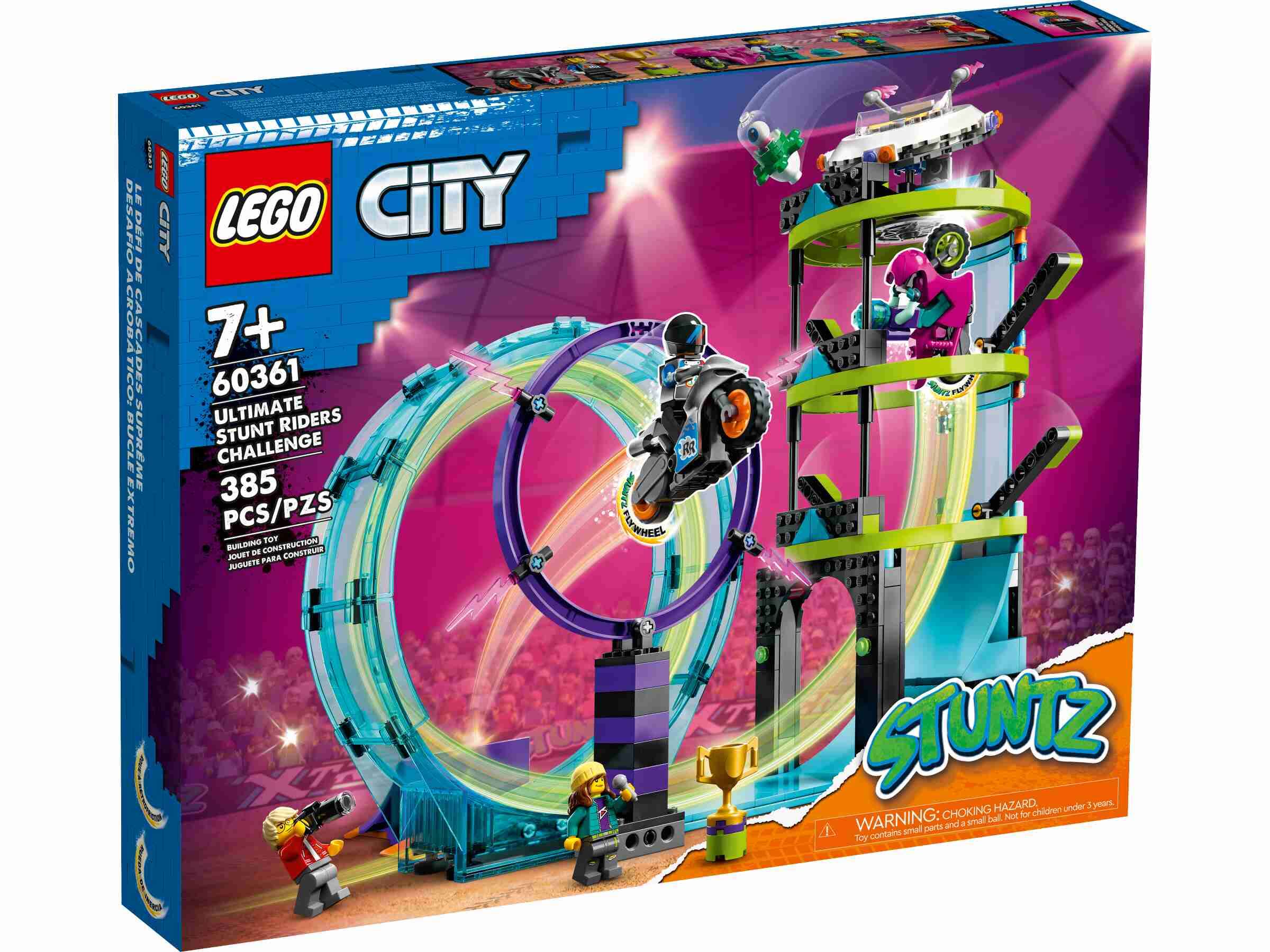 LEGO 60361 City Ultimative Stuntfahrer-Challenge, 2 Stuntfahrer-Minifiguren