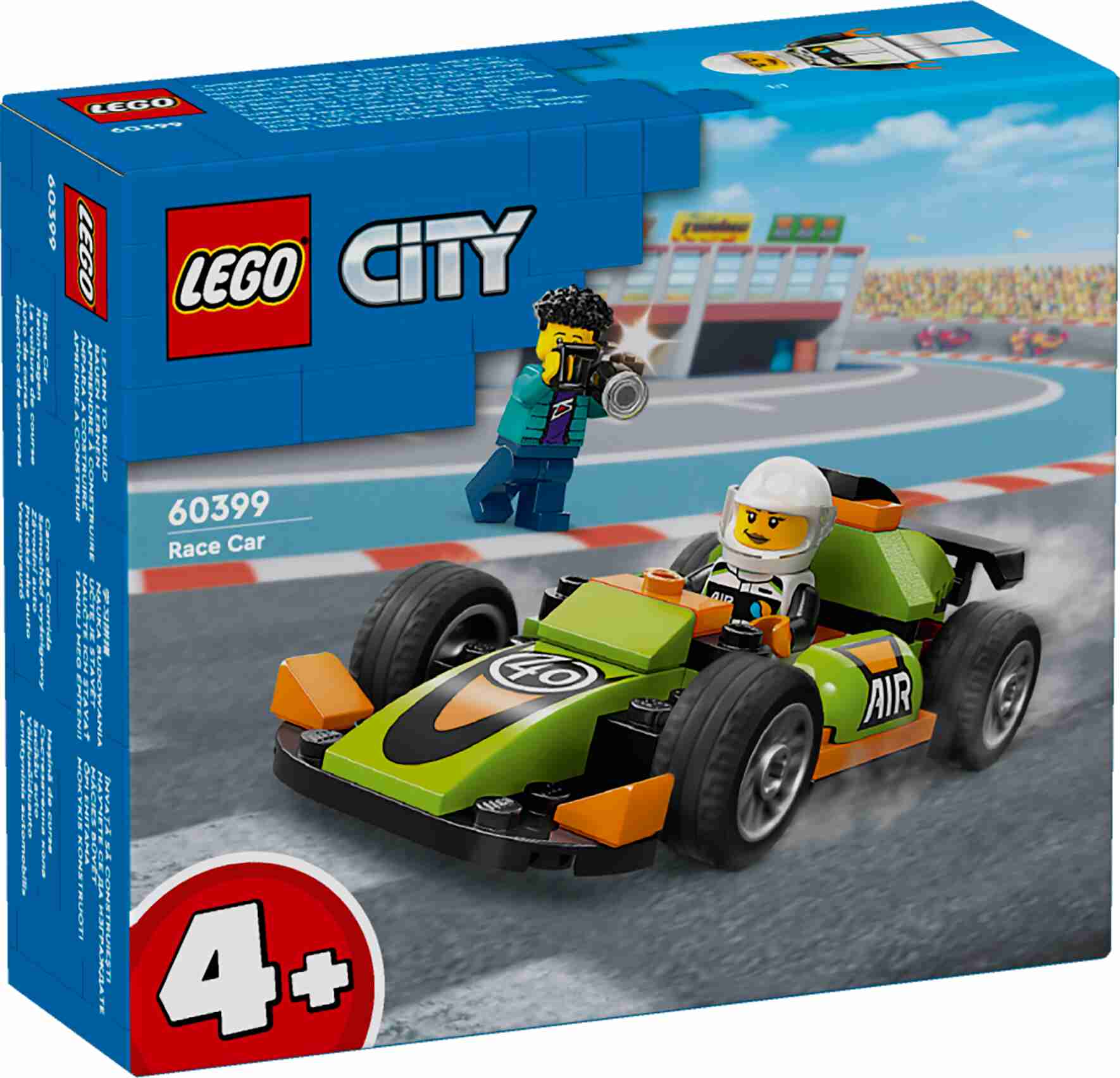 LEGO 60399 City Rennwagen, Fotograf und Rennfahrer, Siegerpokal