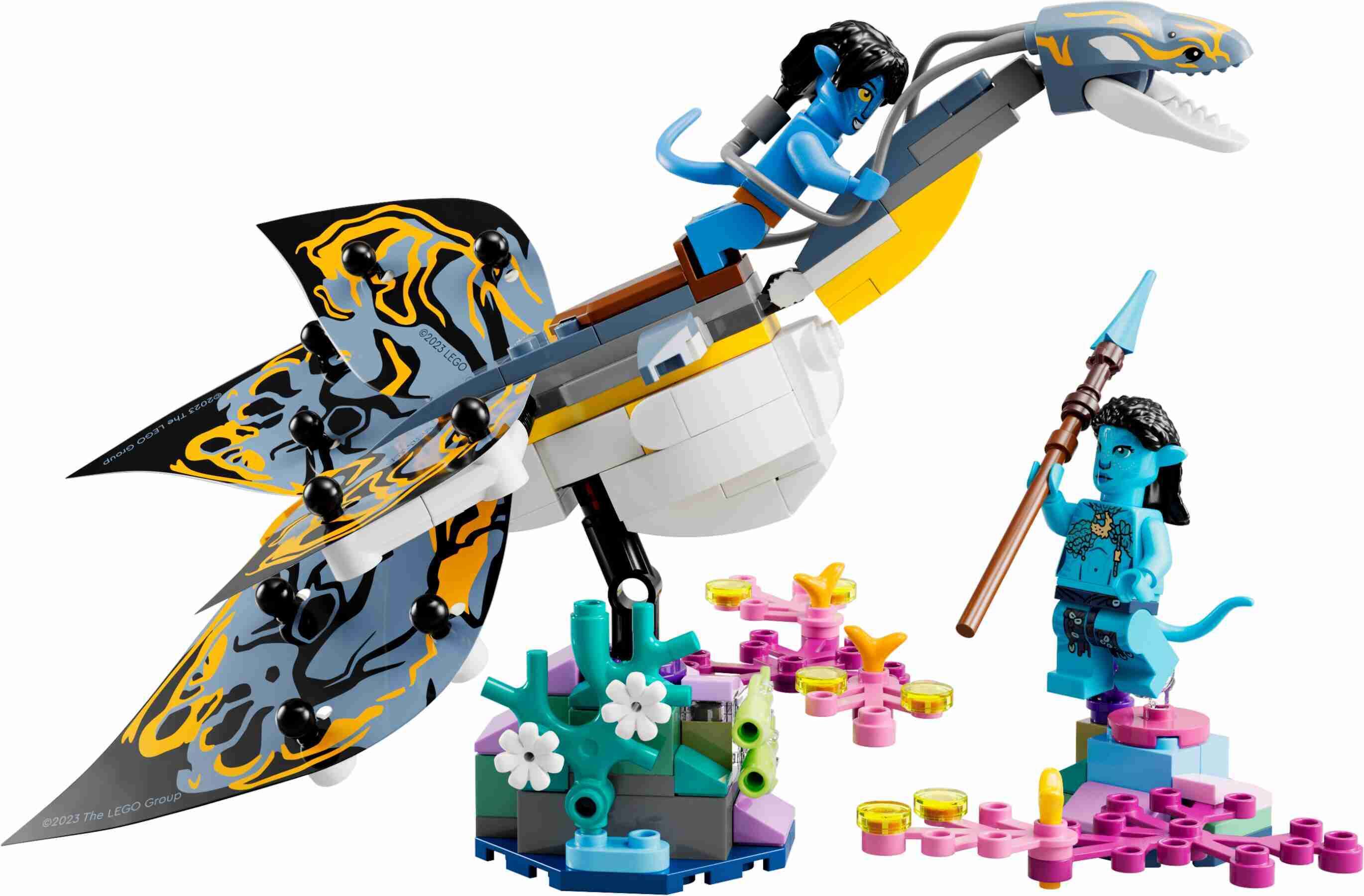 LEGO 75575 Avatar Entdeckung des Ilu, Tsireya und Tuk, Korallenriff