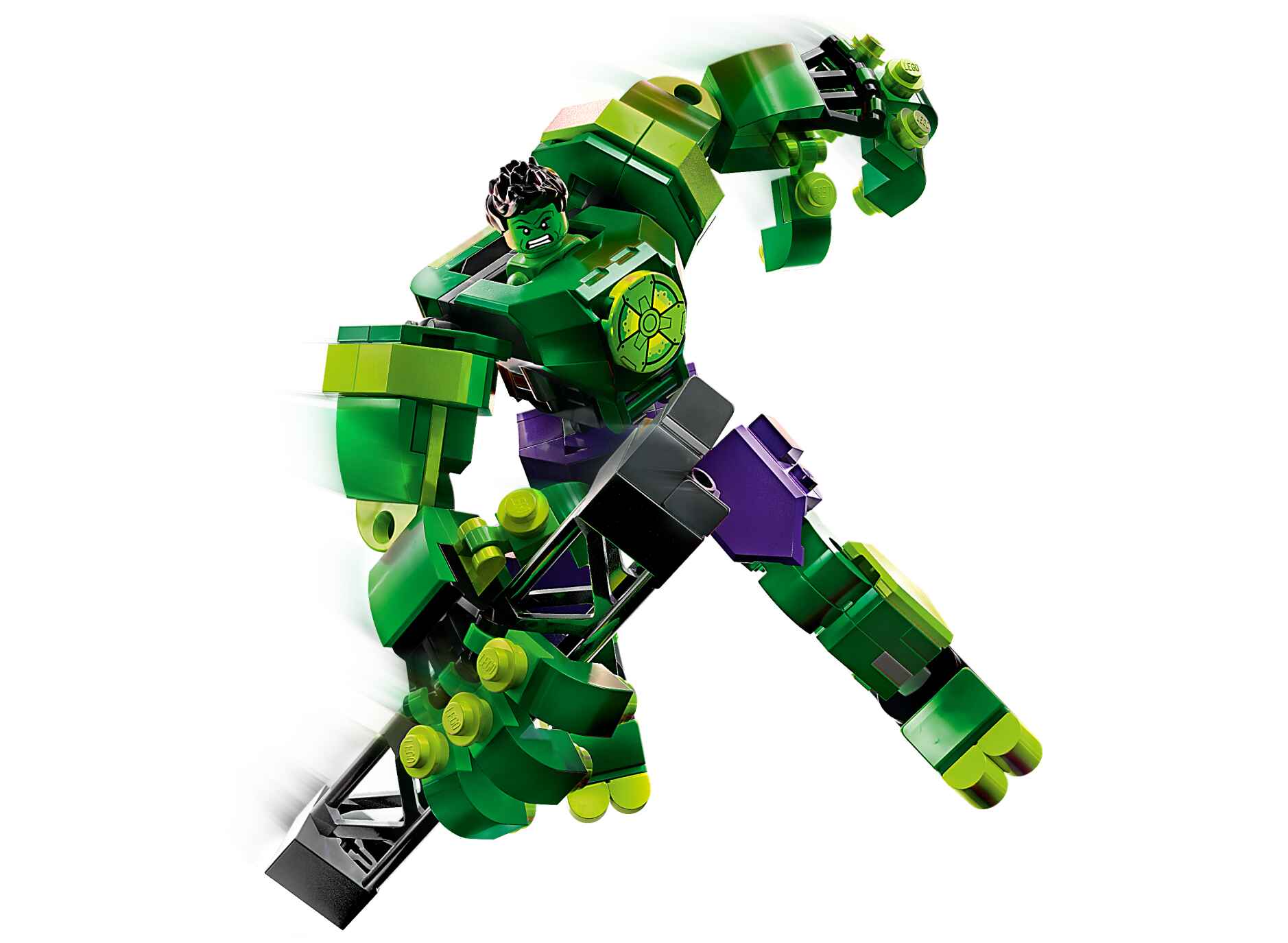 LEGO 76241 Marvel Hulk Mech, Hulk Minifigur, aufklappbares Cockpit