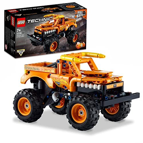 LEGO 42135 Technic Monster Jam EL Toro Loco, Monster Truck mit Rückziehmotor