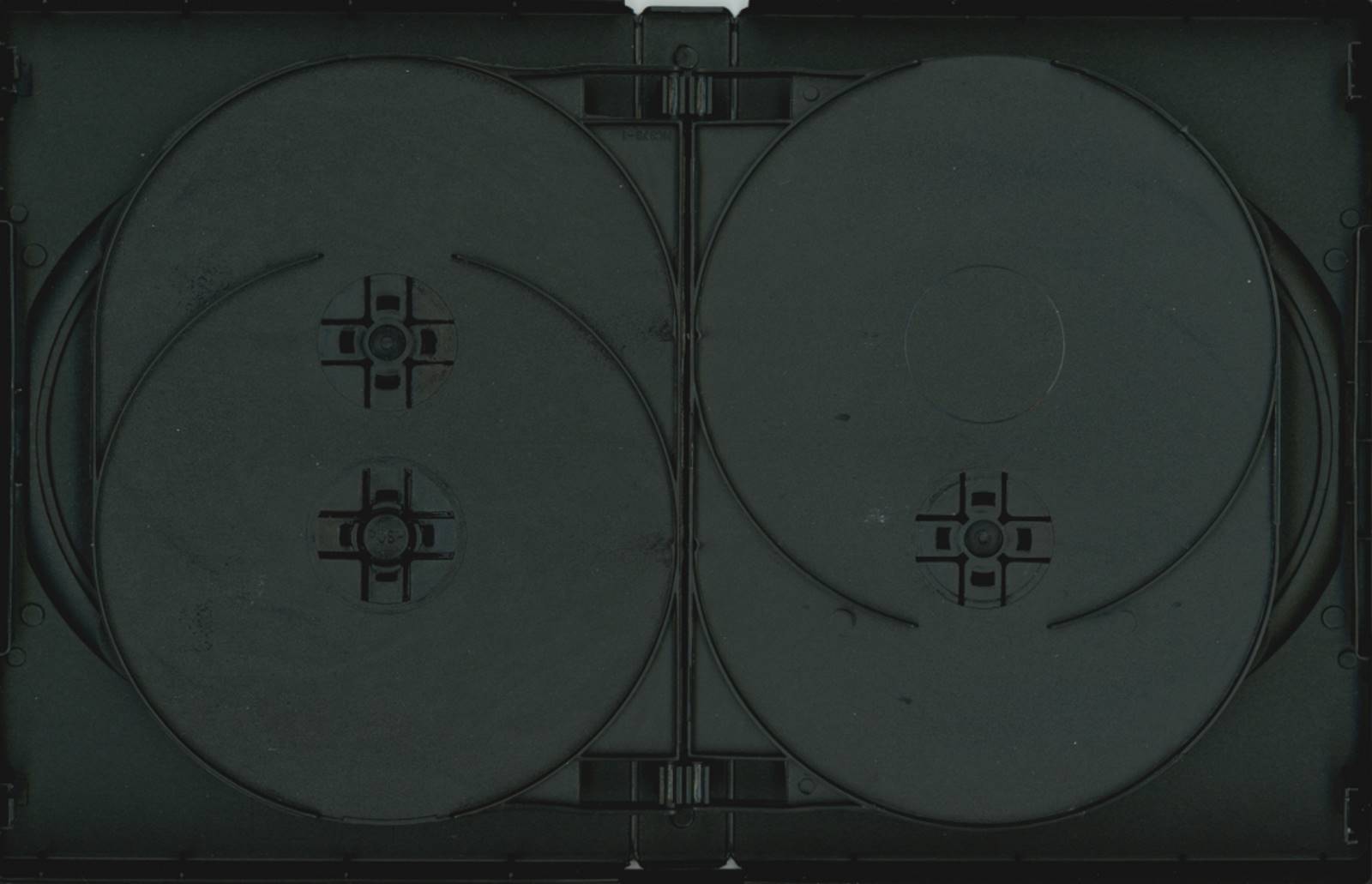 5 DVD-Box, Hülle,Leerhülle, 6-fach, 190  x 135 x 20 mm, schwarz