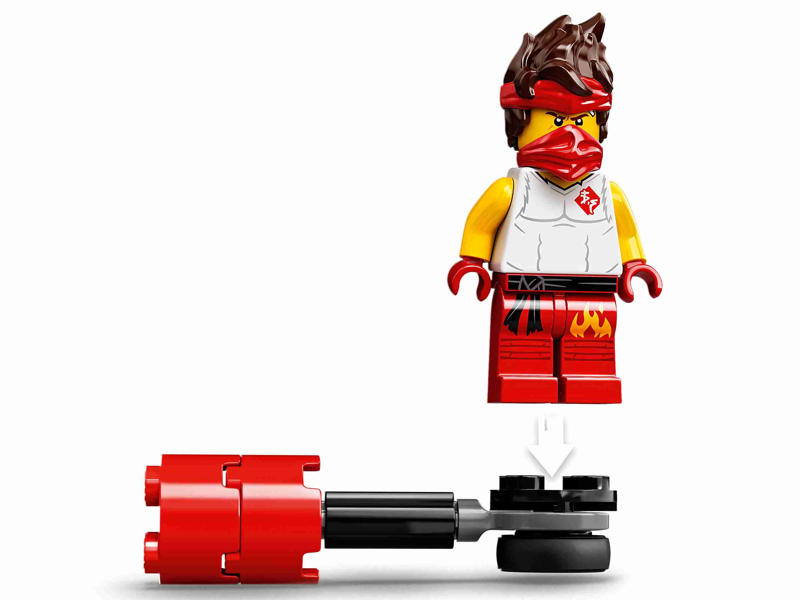LEGO 71730 NINJAGO Battle Set: Kai vs. Skulkin mit Actionkreisel