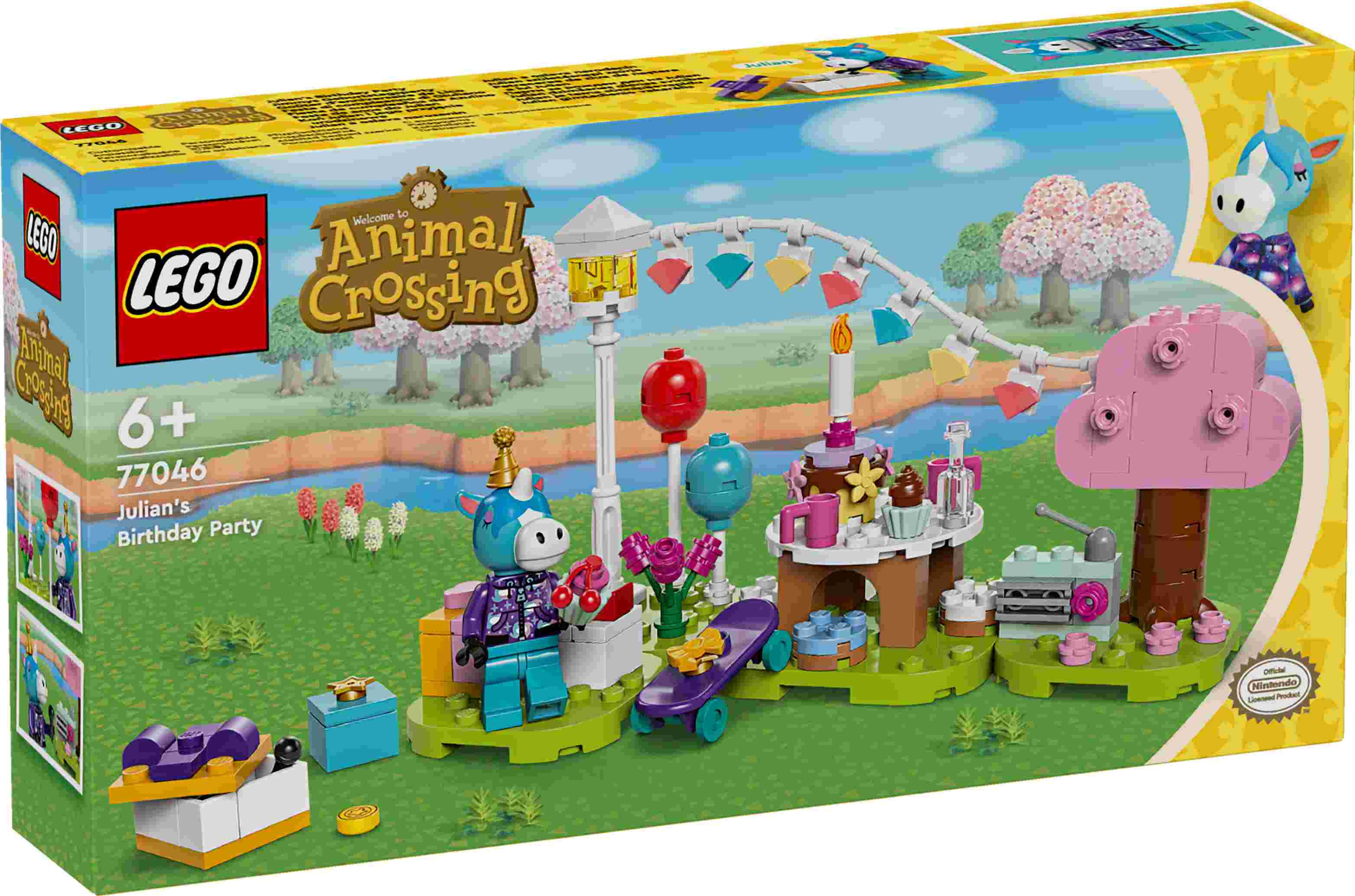 LEGO 77046 Animal Crossing Jimmys Geburtstagsparty, modulare Bauplatten