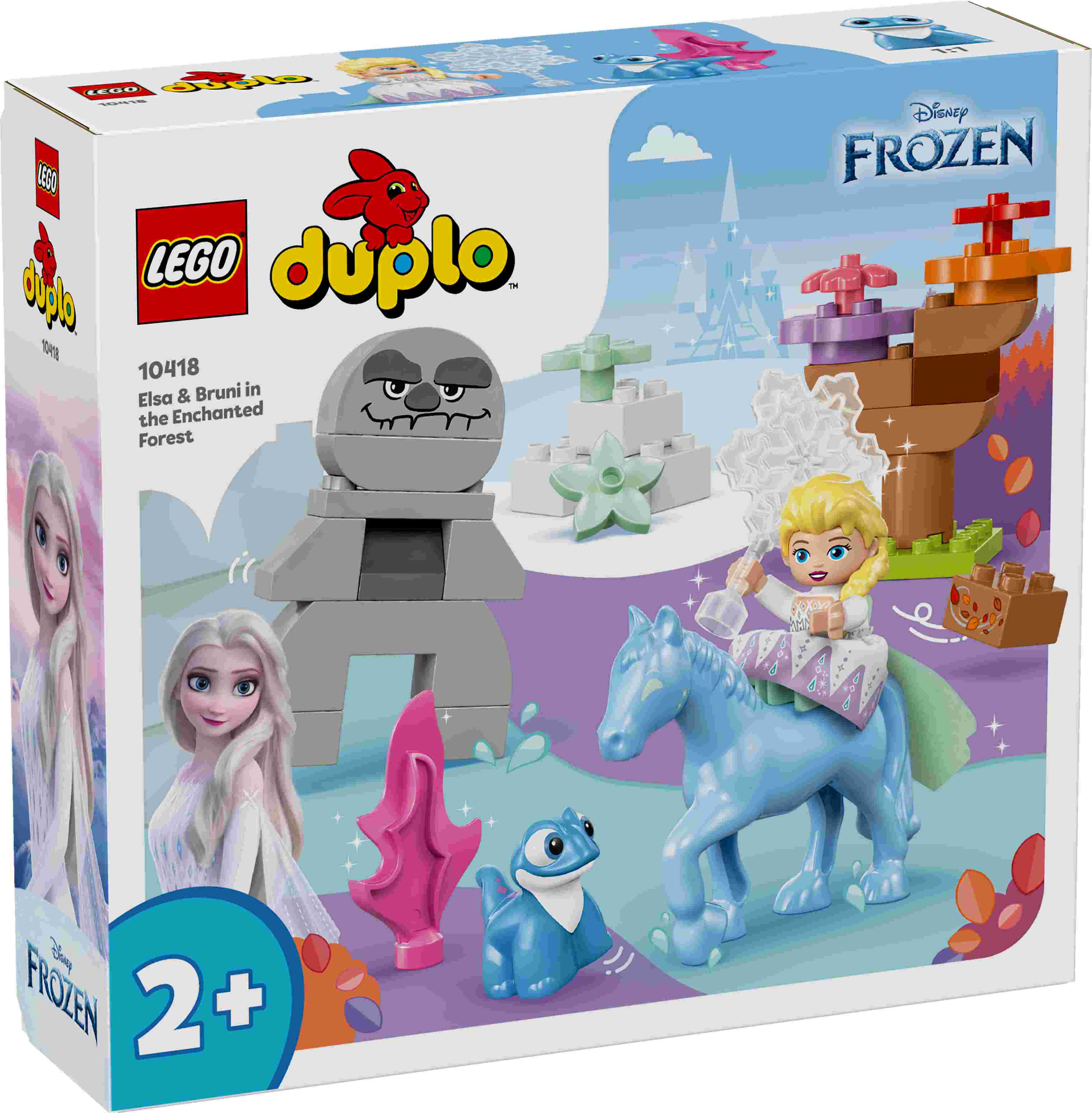 LEGO 10418 DUPLO Elsa und Bruni im Zauberwald, Wasserpferd Nokk, Erdriesen