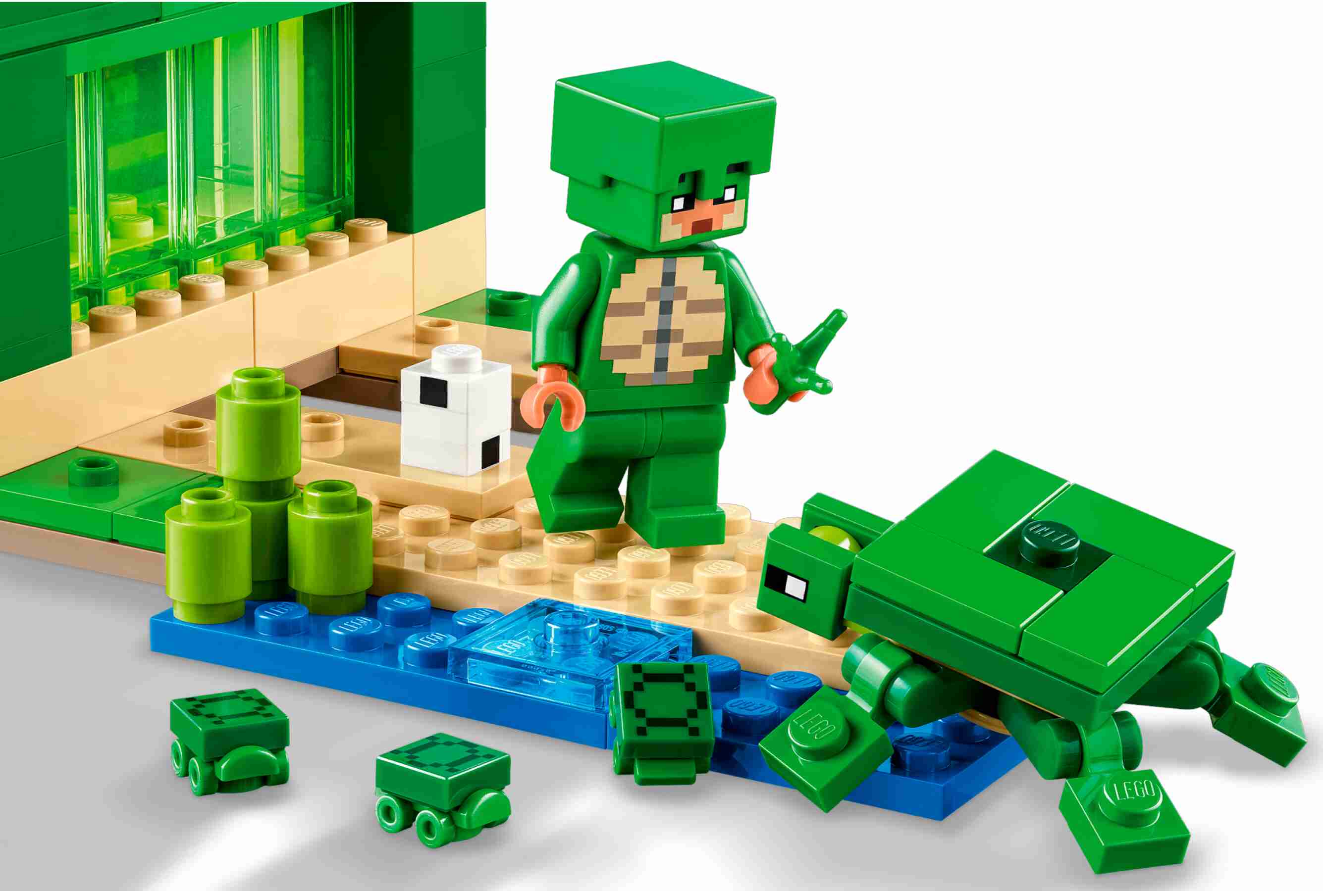 LEGO 21254 Minecraft Das Schildkrötenstrandhaus, Schildkrötenkrieger Ertrunkener