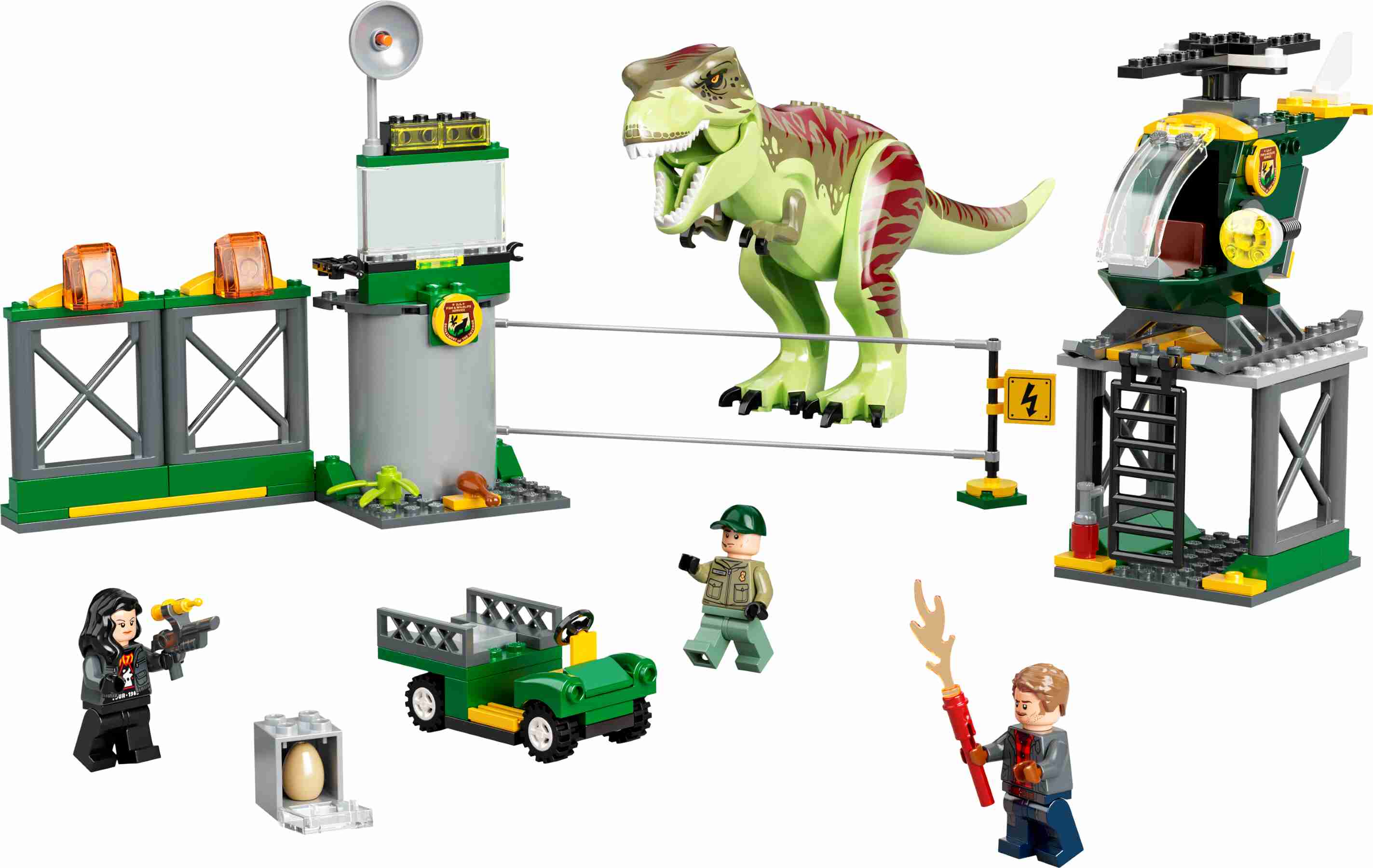 Neu 2 X Dinos fit Jurassic World Lego Dinosaur Tyrannosaurus Park Raptor Toy 