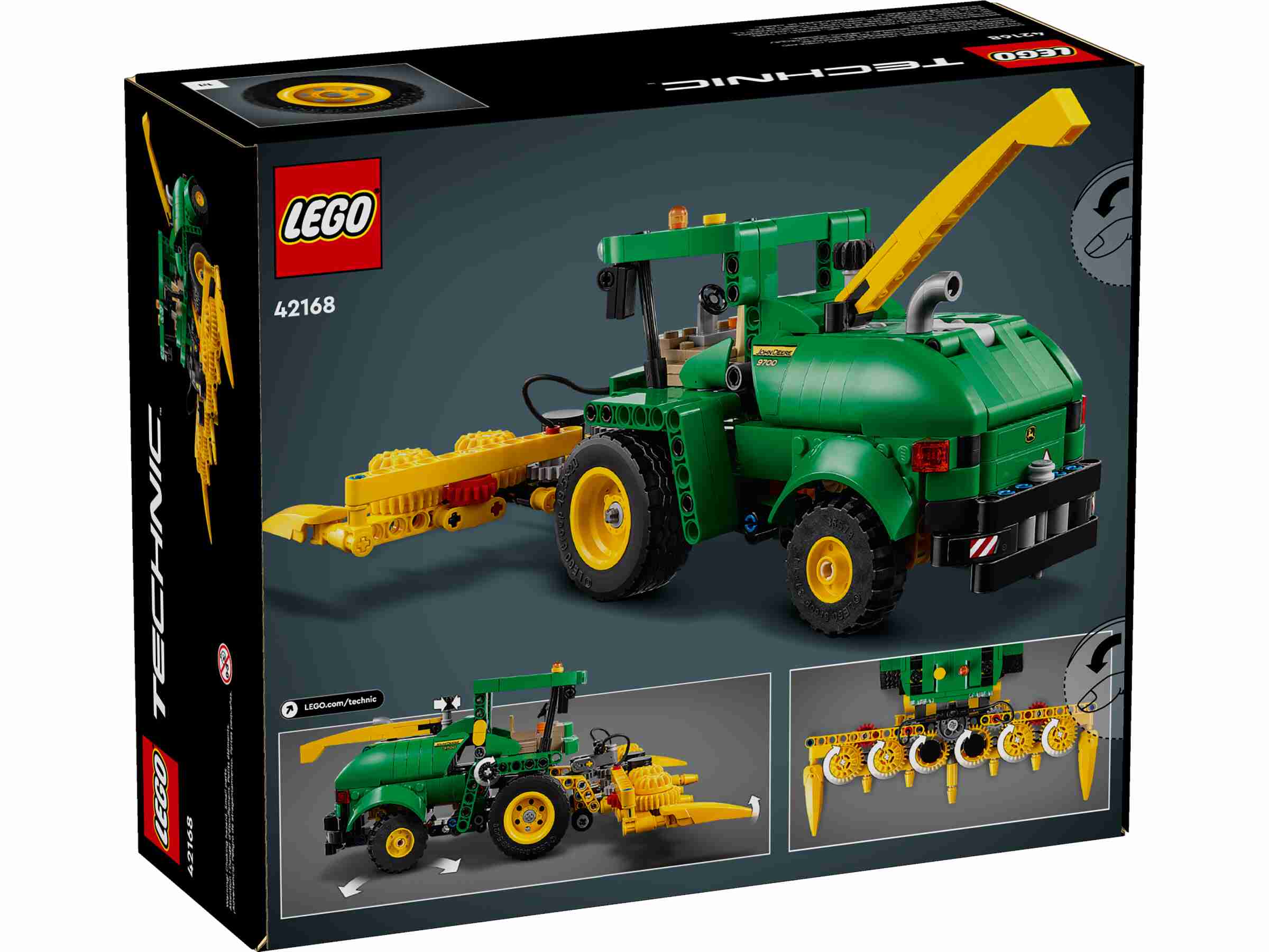 LEGO 42168 Technic John Deere 9700 Forage Harvester, Hinterradlenkung