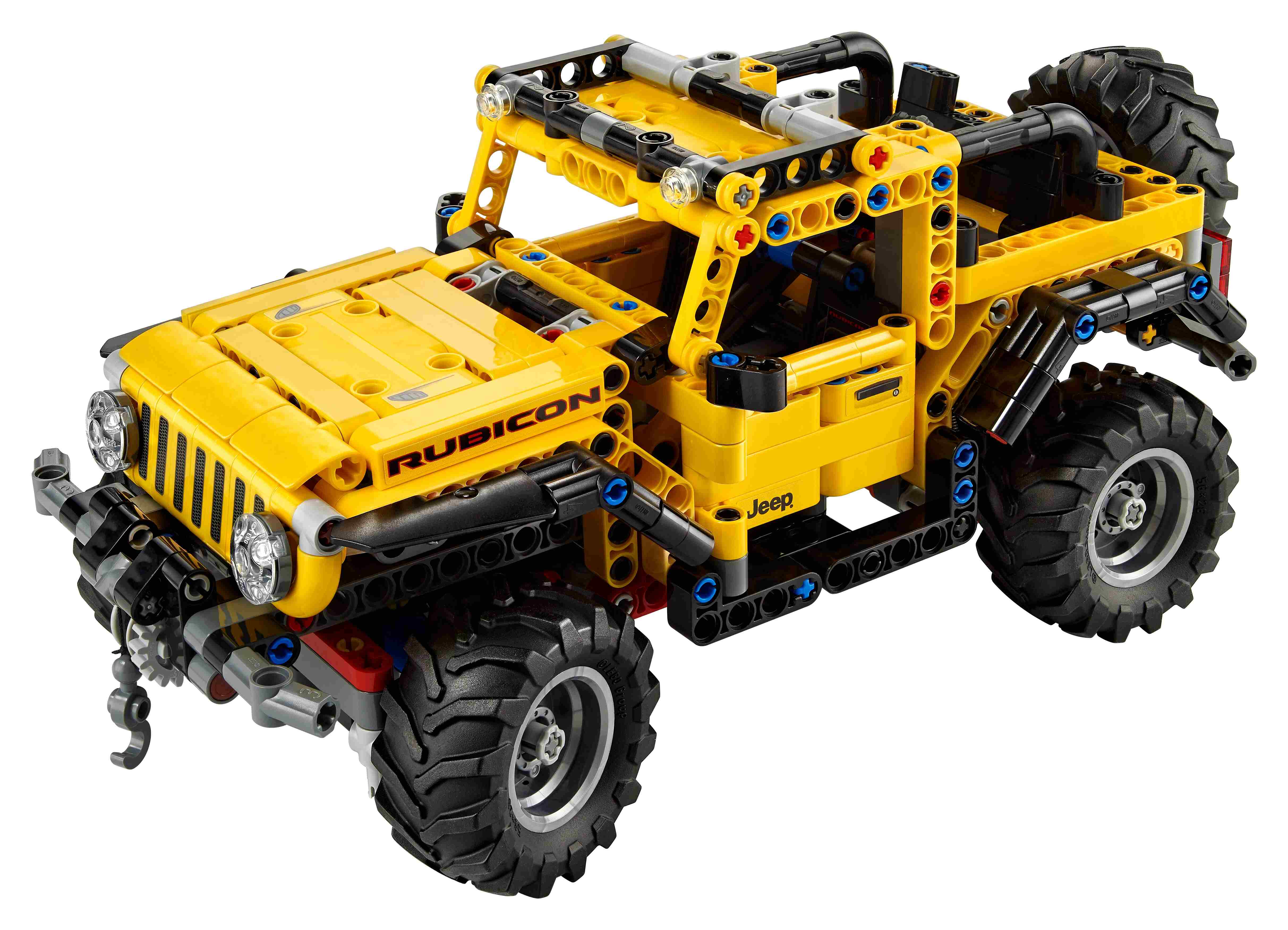 LEGO 42122 Technic Jeep Wrangler, 4x4-Spielzeugauto, Offroad-Geländewagen