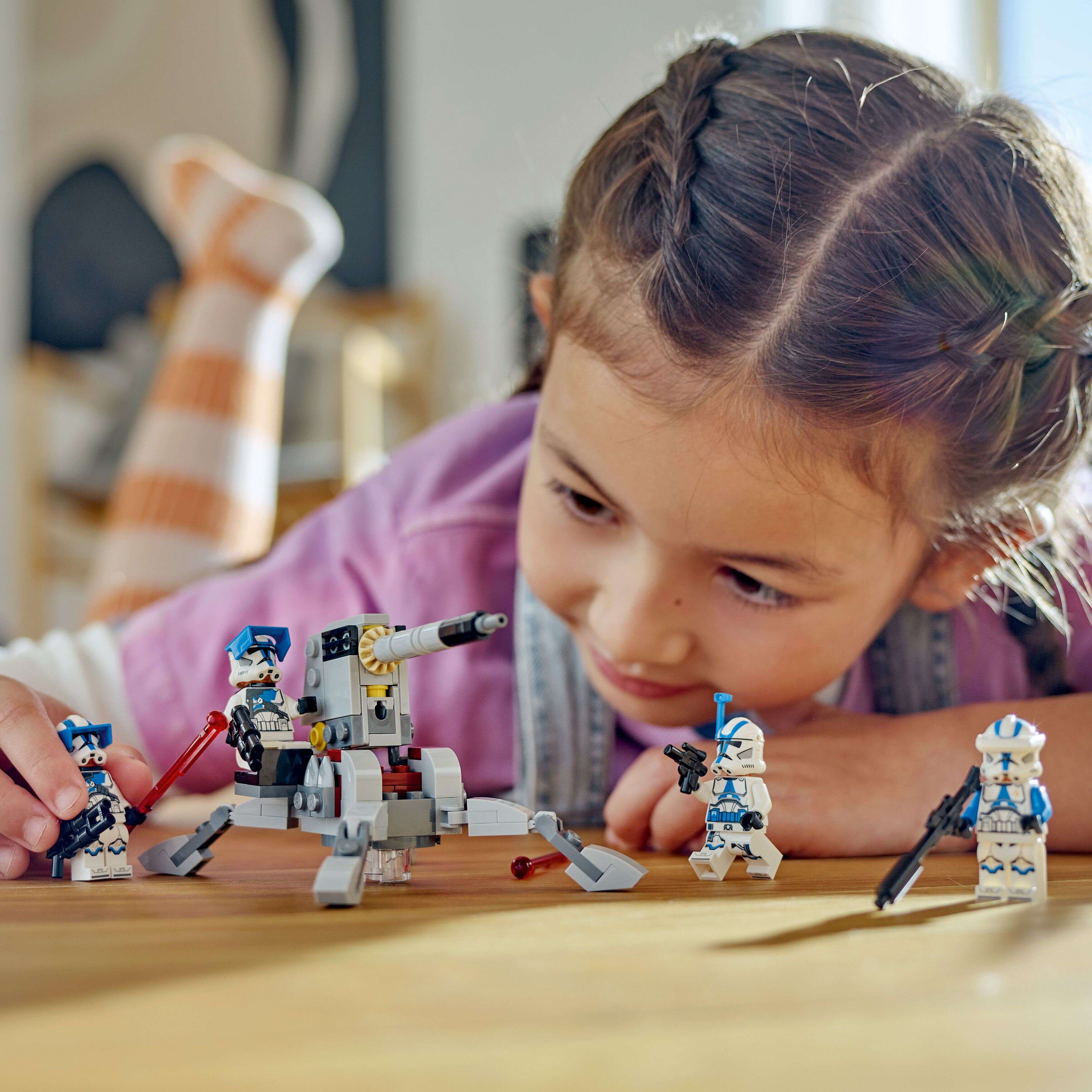 LEGO 75345 Star Wars 501st Clone Troopers Battle Pack, 4 Minifiguren, AV-7