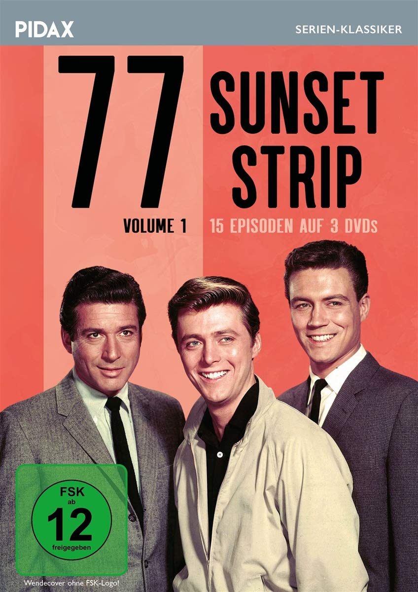 77 Sunset Strip - Vol. 1, 15 Folgen auf 3 Discs