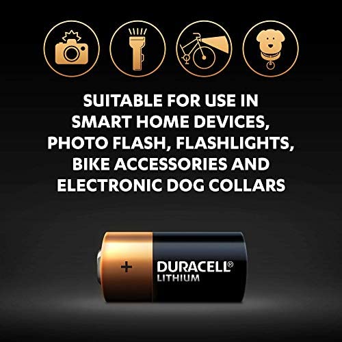 Duracell 123, Lithium Fotobatterie, CR123 CR123A CR17345, 1400mAh, 1er Pack
