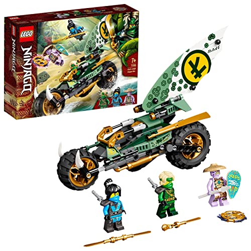 LEGO 71745 NINJAGO Lloyds Dschungel-Bike, 2-in-1 Modell, 3 Minifiguren