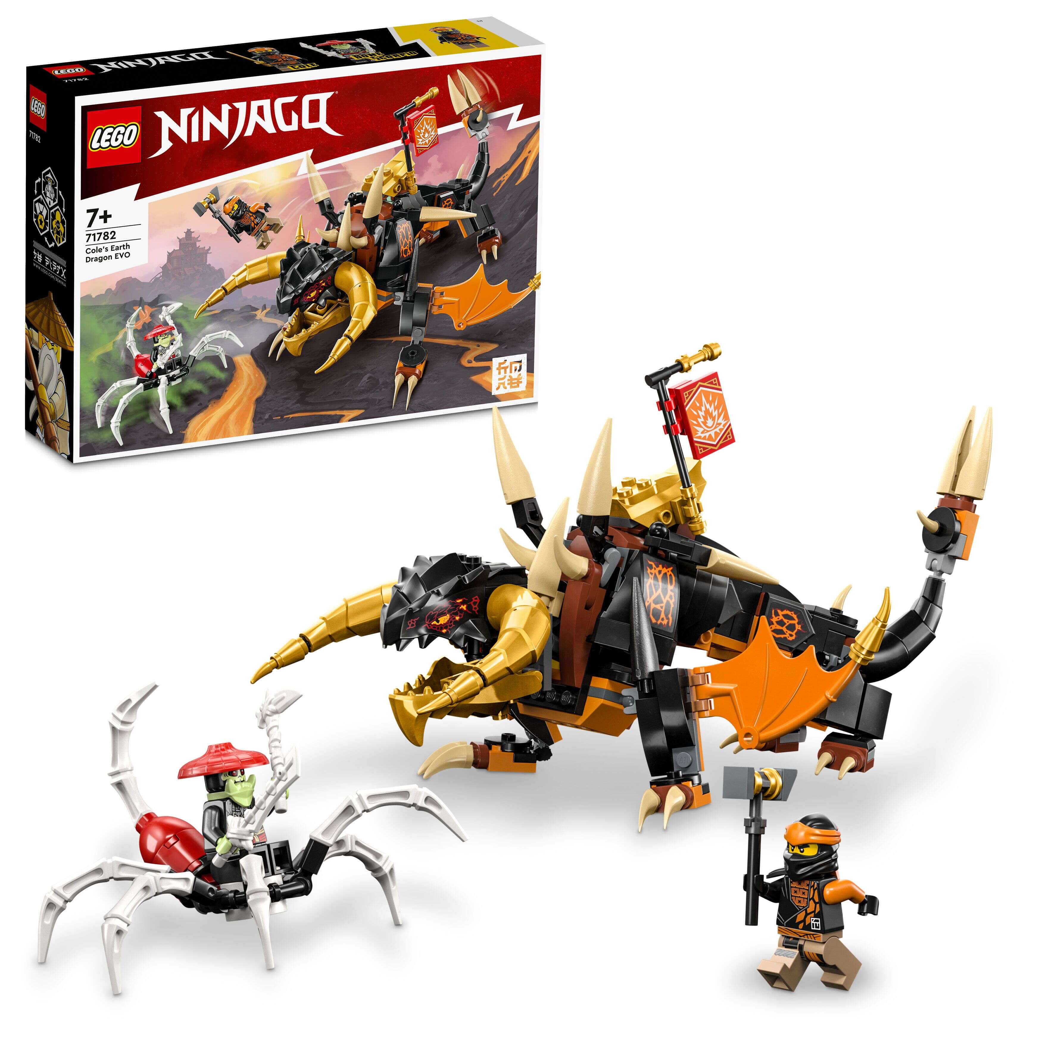 LEGO 71782 NINJAGO Coles Erddrache EVO, Skelett-Skorpion, Skorpion-Monster