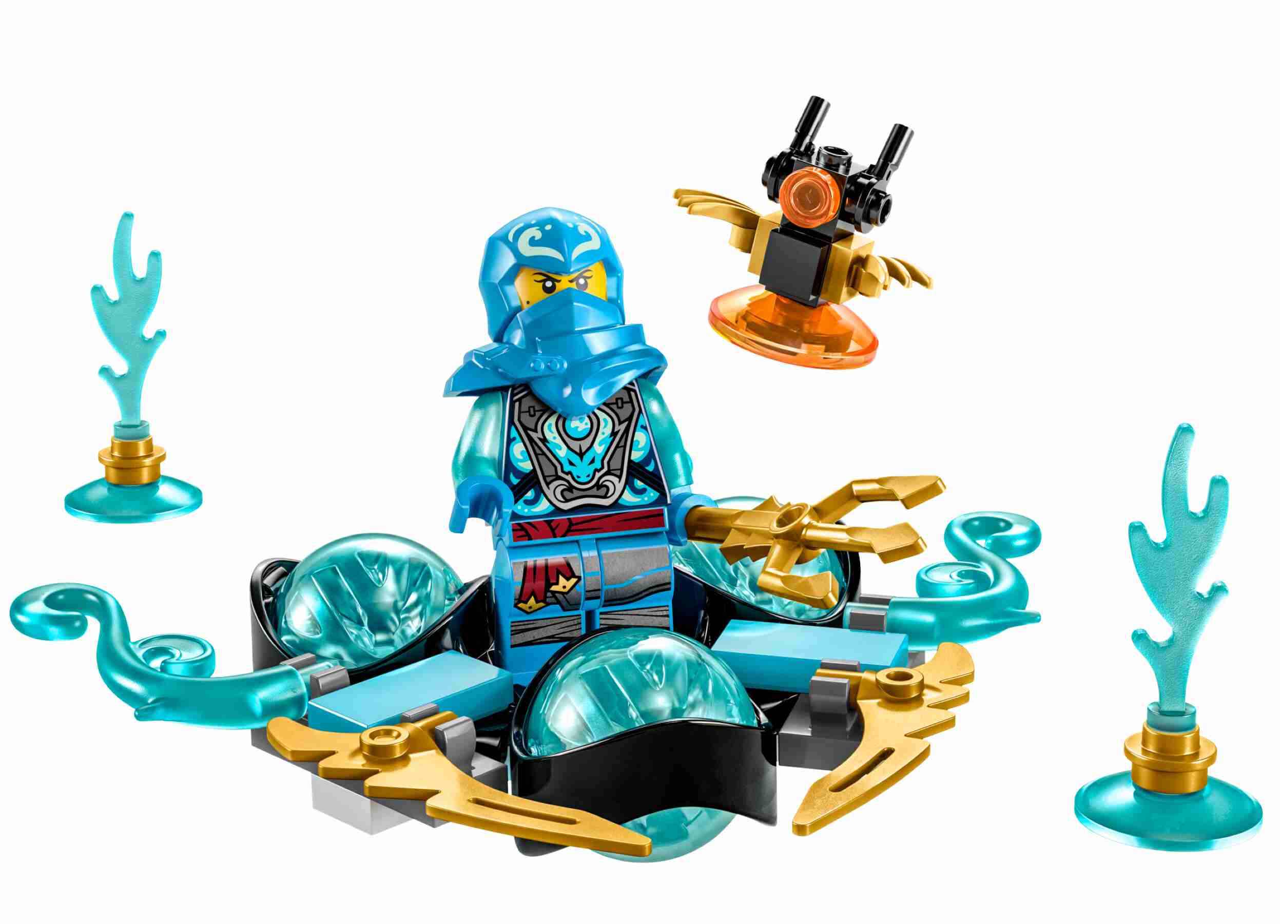 LEGO 71778 NINJAGO Nyas Drachenpower-Spinjitzu-Drift, 1 Minifigur