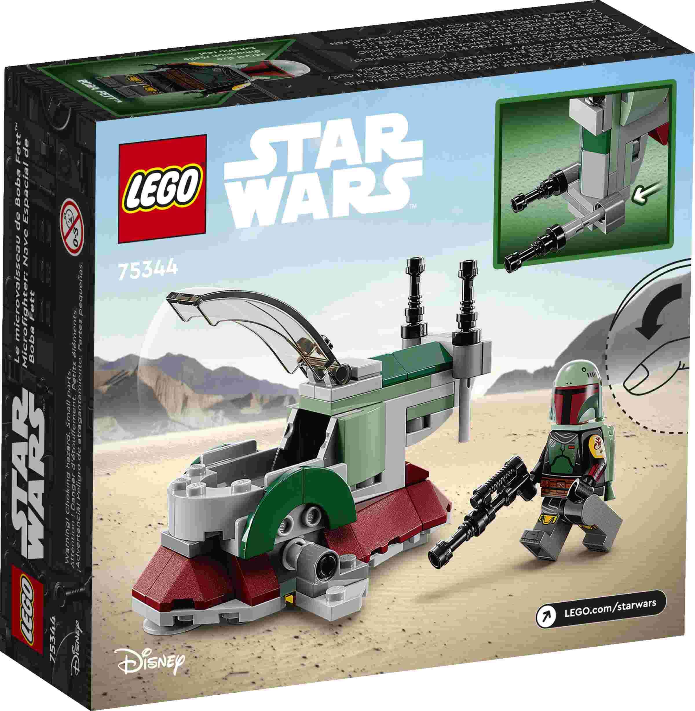 LEGO 75344 Star Wars™ Boba Fetts Starship™ – Microfighter, Boba Fett, Blaster