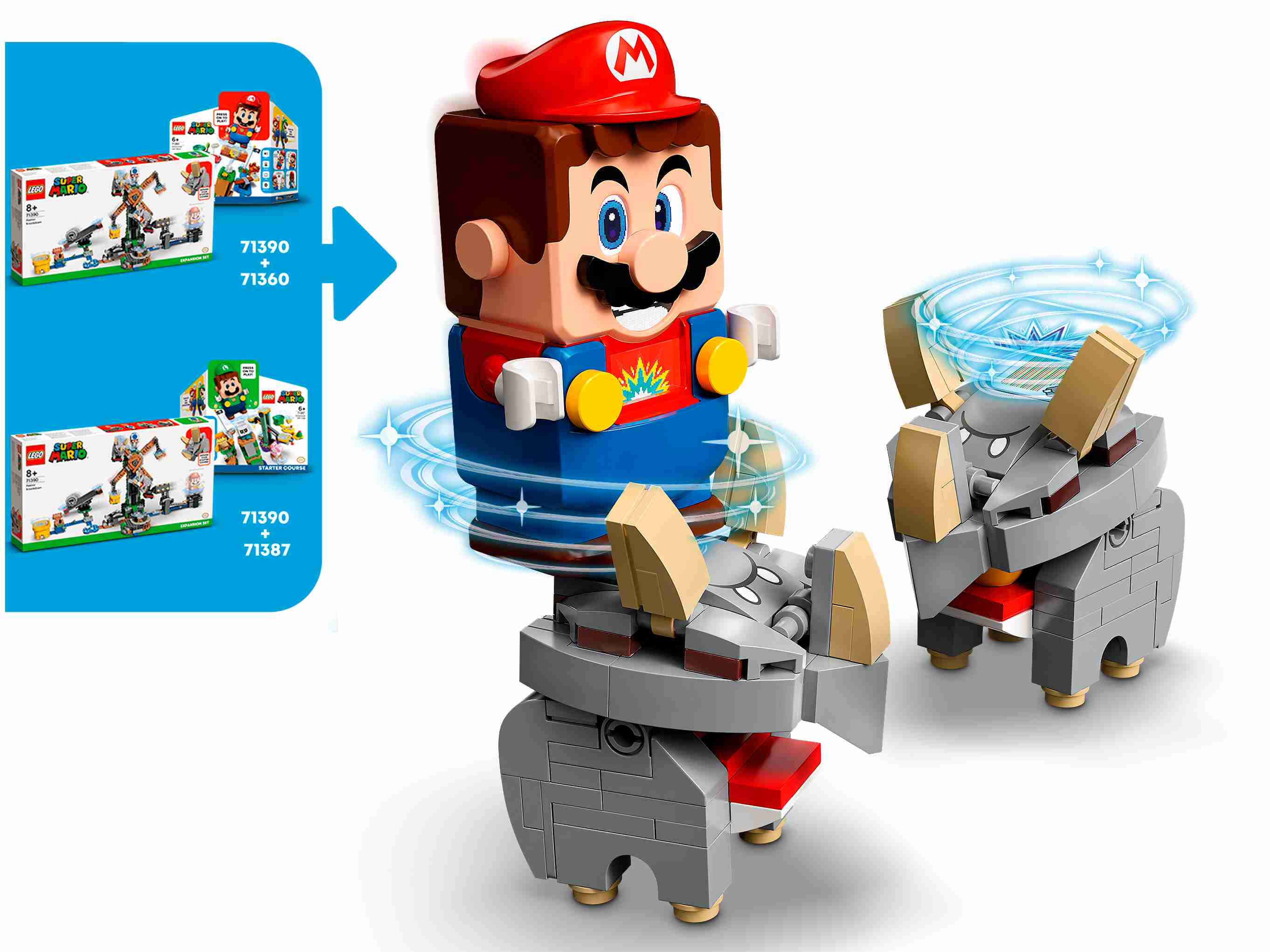 LEGO 71390 Super Mario Reznors Absturz – Erweiterungsset