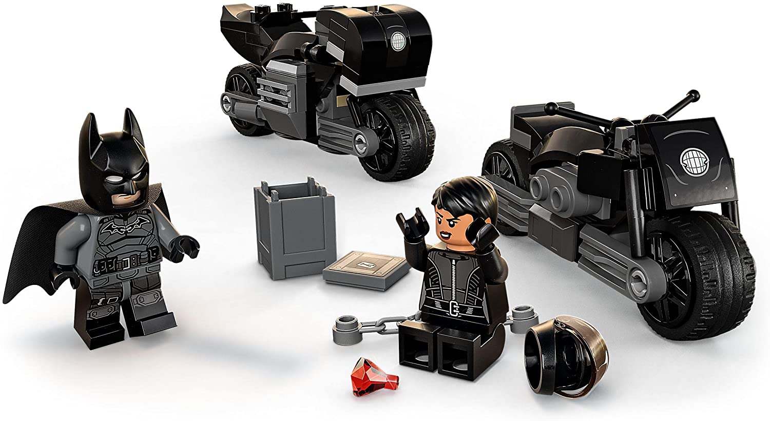 LEGO 76179 DC Batman & Selina Kyle: Verfolgungsjagd auf dem Motorrad, Catwoman