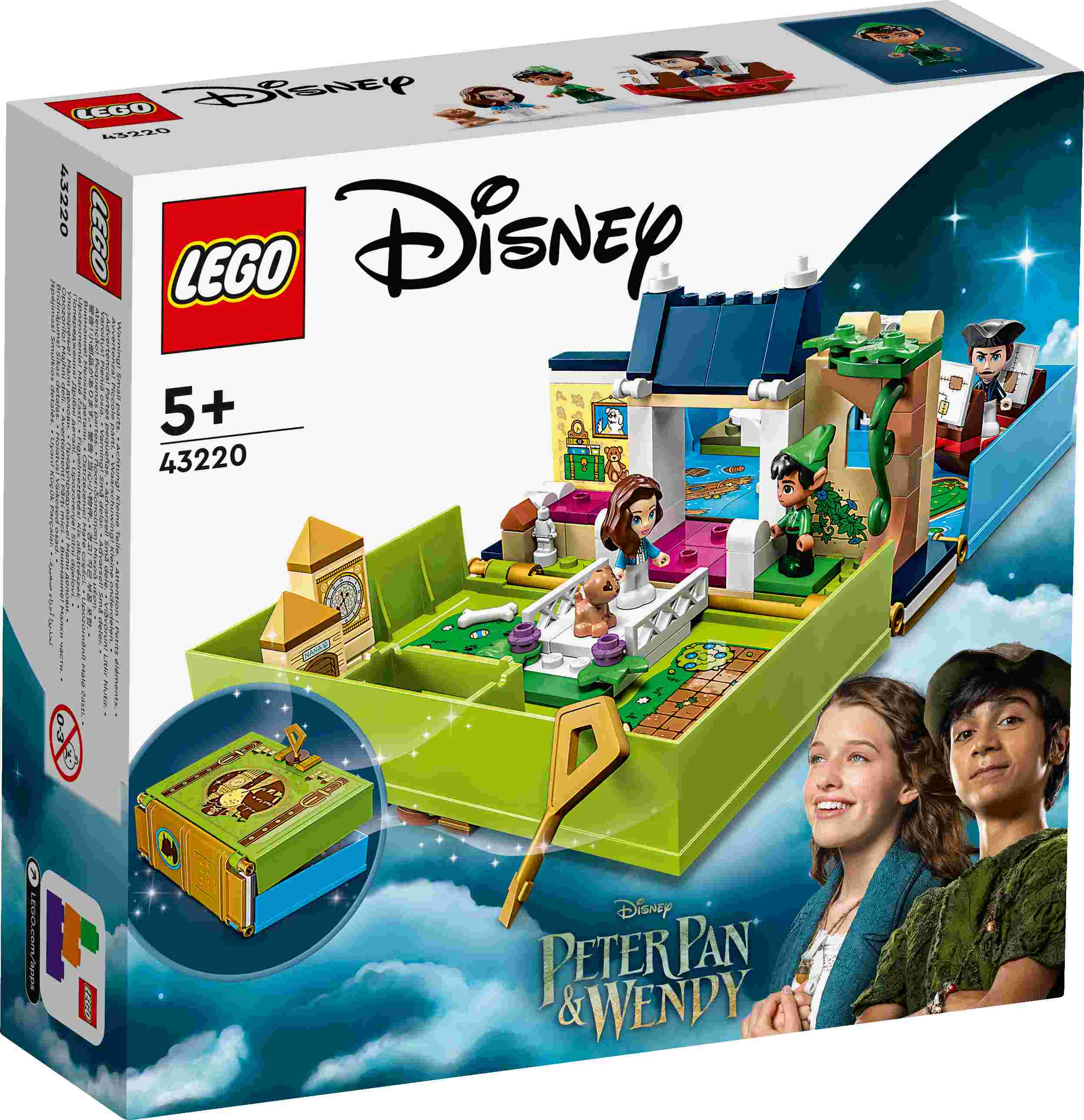 LEGO 43220 Disney Peter Pan & Wendy – Märchenbuch-Abenteuer