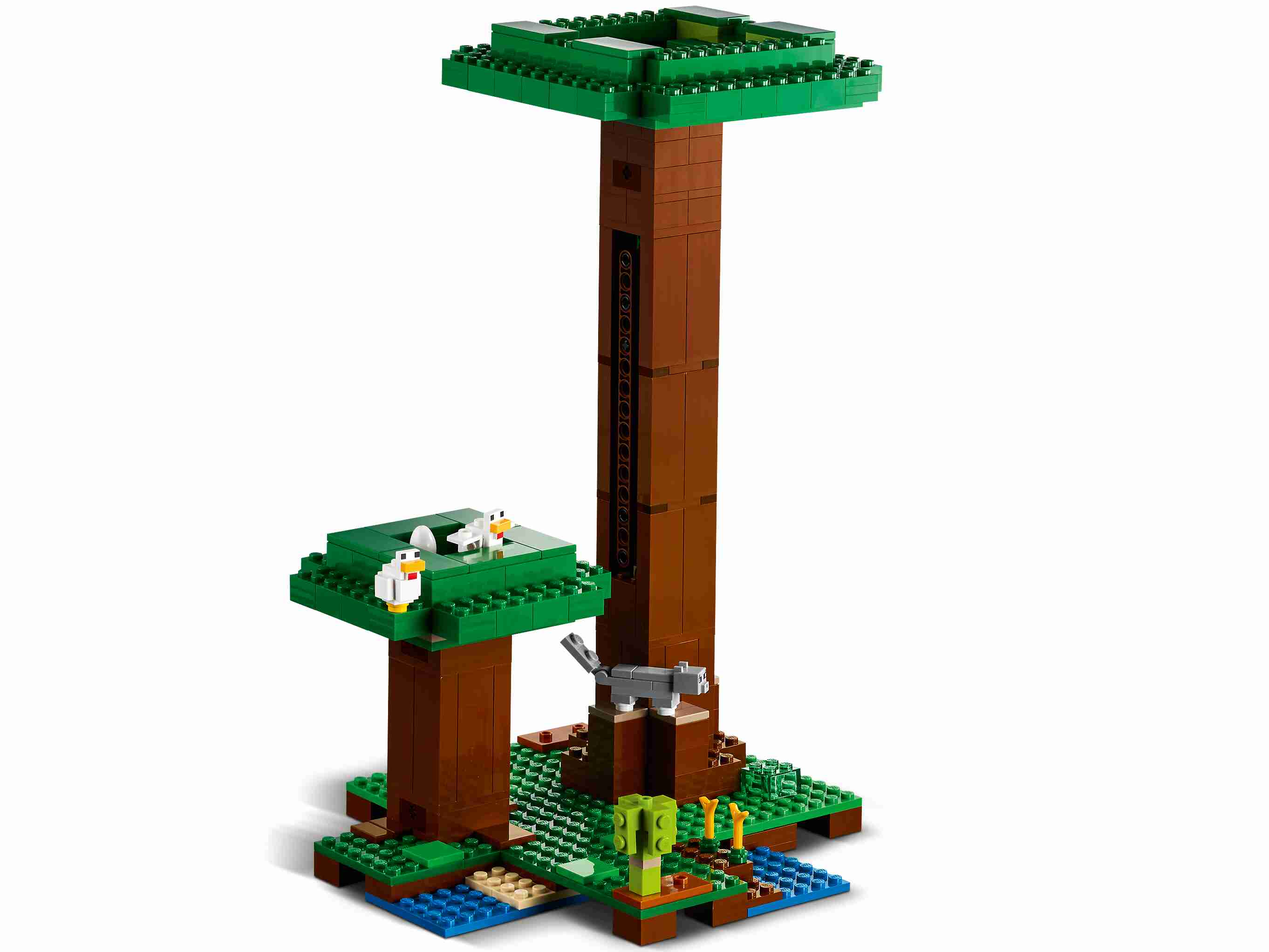 LEGO 21174 Minecraft Das Moderne Baumhaus, vier beliebig umgestaltbaren Räume 