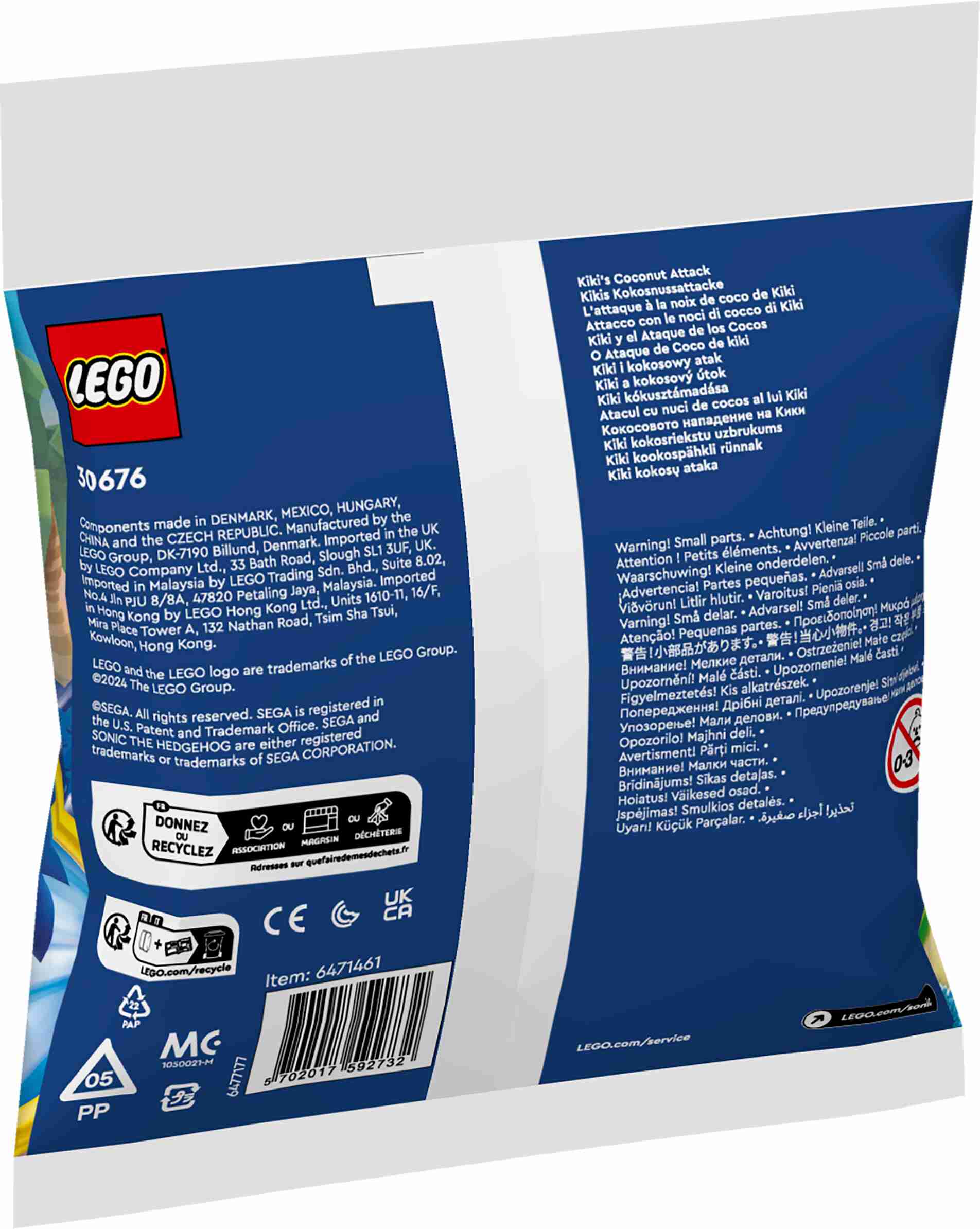 LEGO 30676 Sonic the Hedgehog Kikis Kokosnussattacke