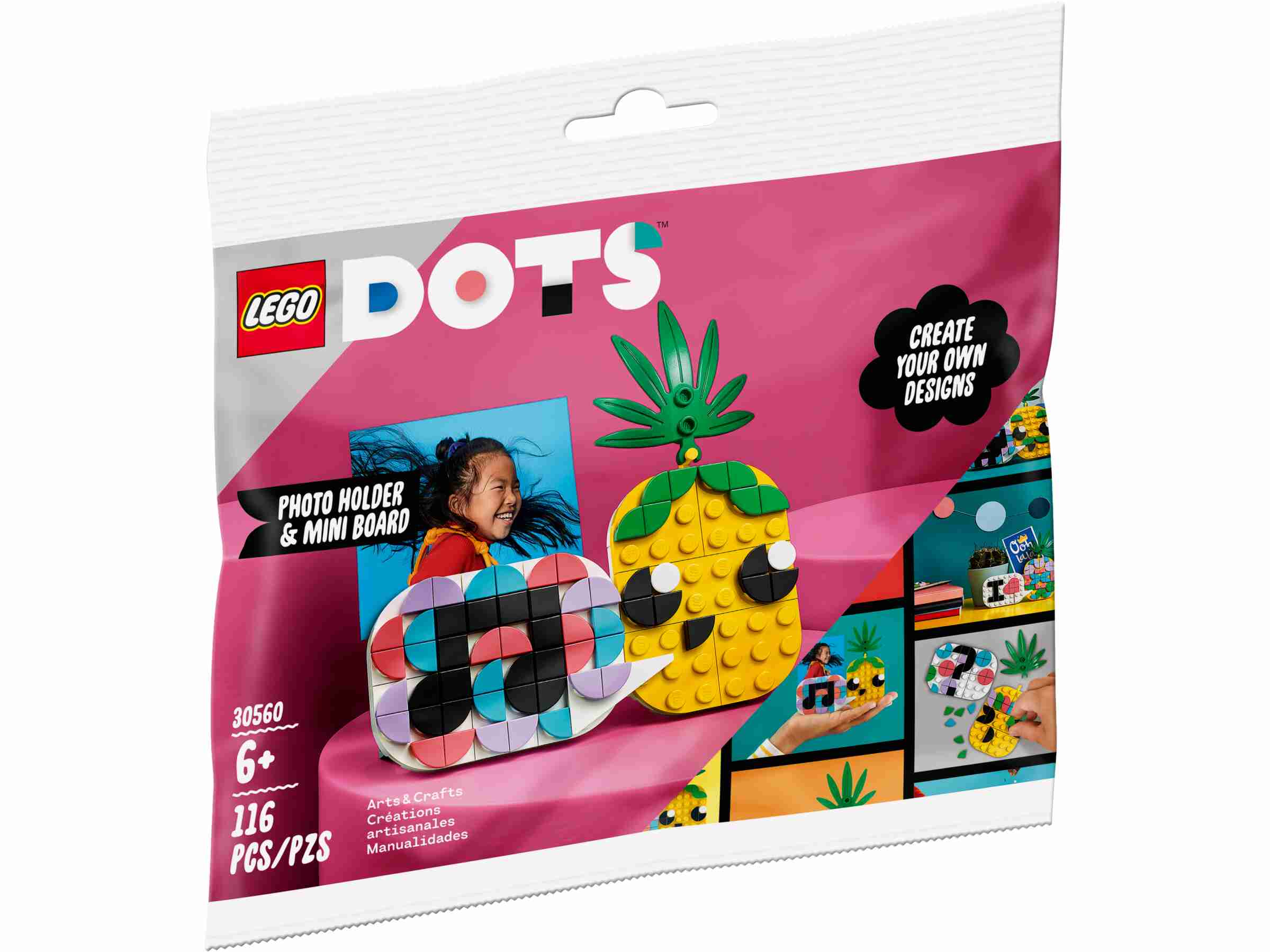 LEGO 30560 DOTS - Ananas Fotohalter & Mini-Tafel