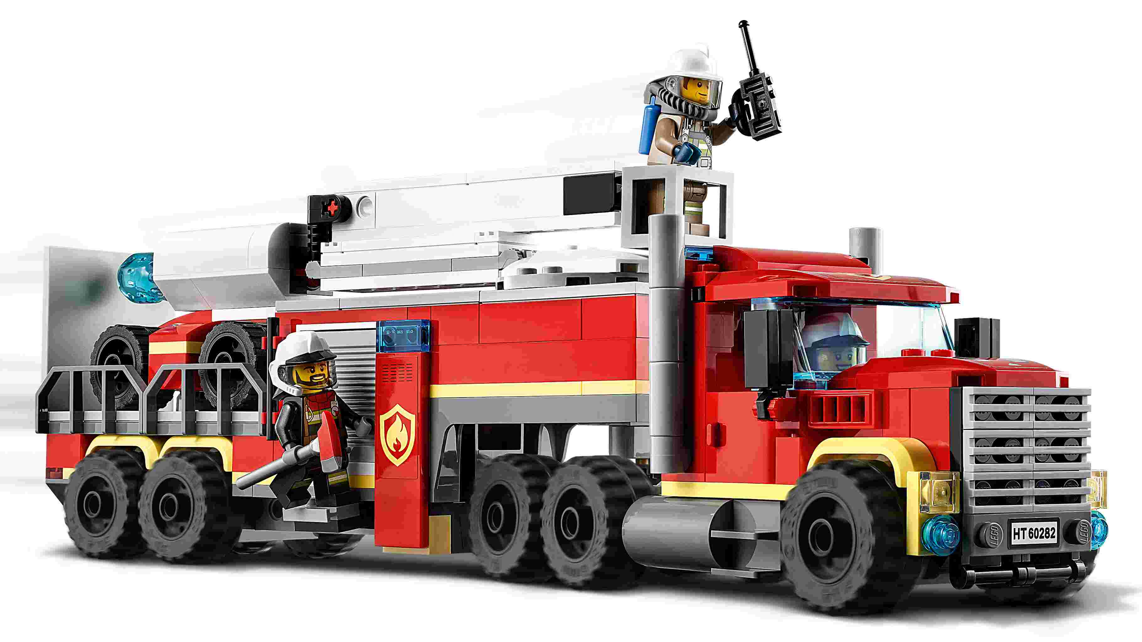 LEGO 60282 City Mobile Feuerwehreinsatzzentrale, Feuerwehrauto, Hubrettungsbühne