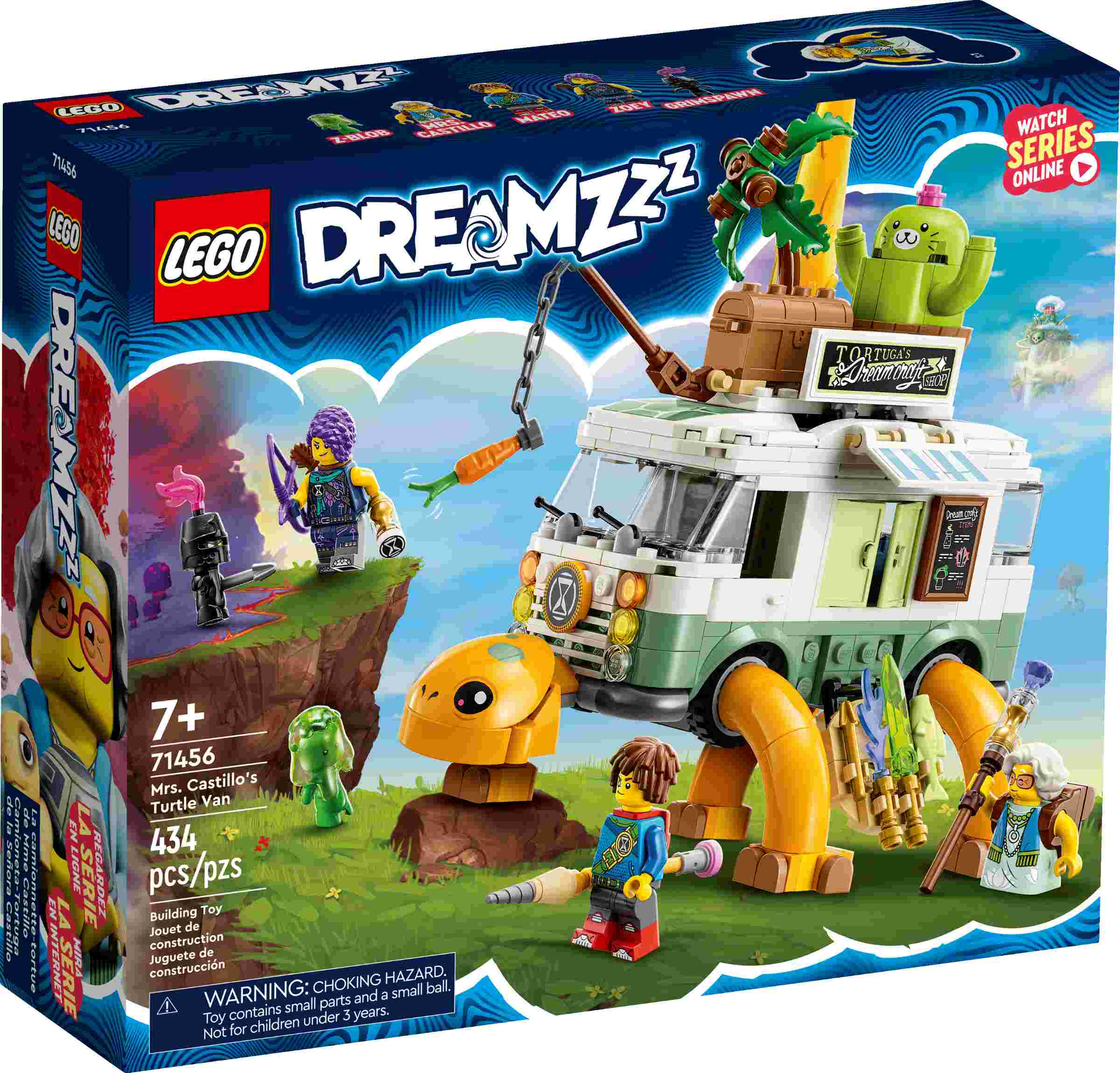LEGO 71456 DREAMZzz Mrs. Castillos Schildkrötenbus, 2 Baumöglichkeiten