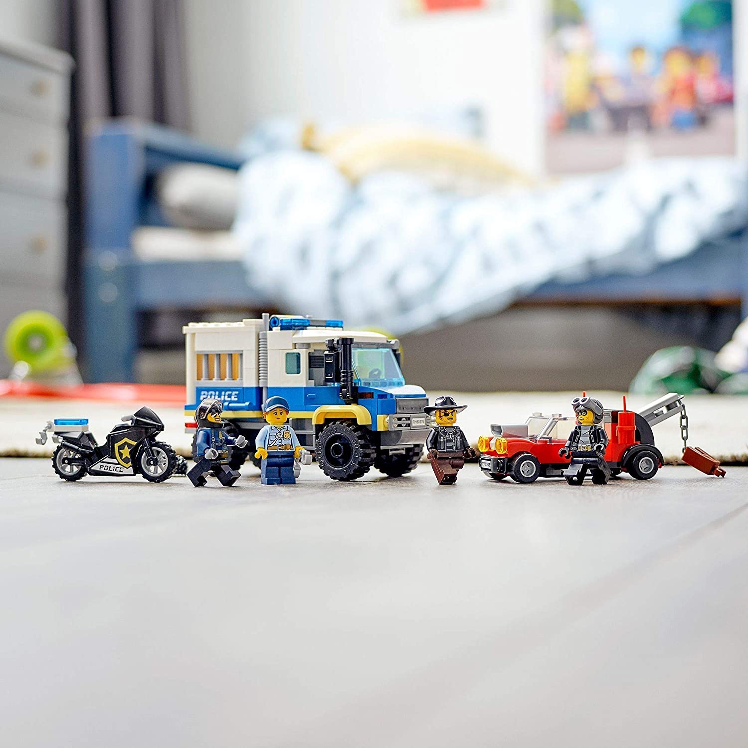 LEGO 60276 City Polizei Gefangenentransporter, Polizeistation Erweiterungsset