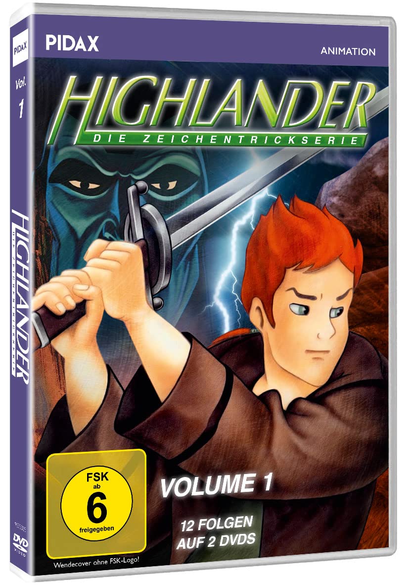 Highlander - Die Zeichentrickserie, Vol. 1, Die ersten 12 Folgen