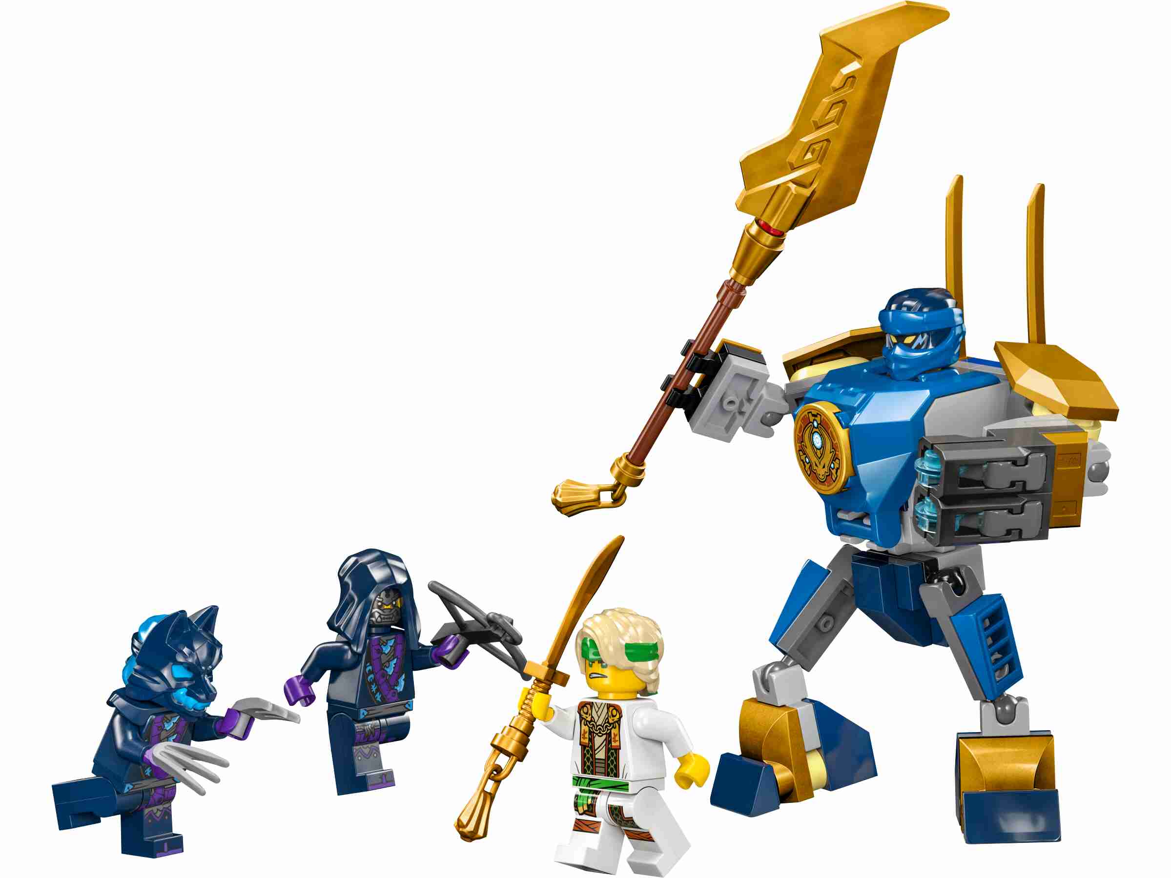LEGO 71805 NINJAGO Jays Battle Mech, 4 Minifiguren, Beweglicher Mech
