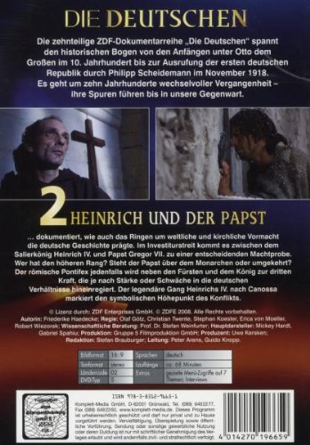 Die Deutschen, Teil 2 - Heinrich der Papst DVD