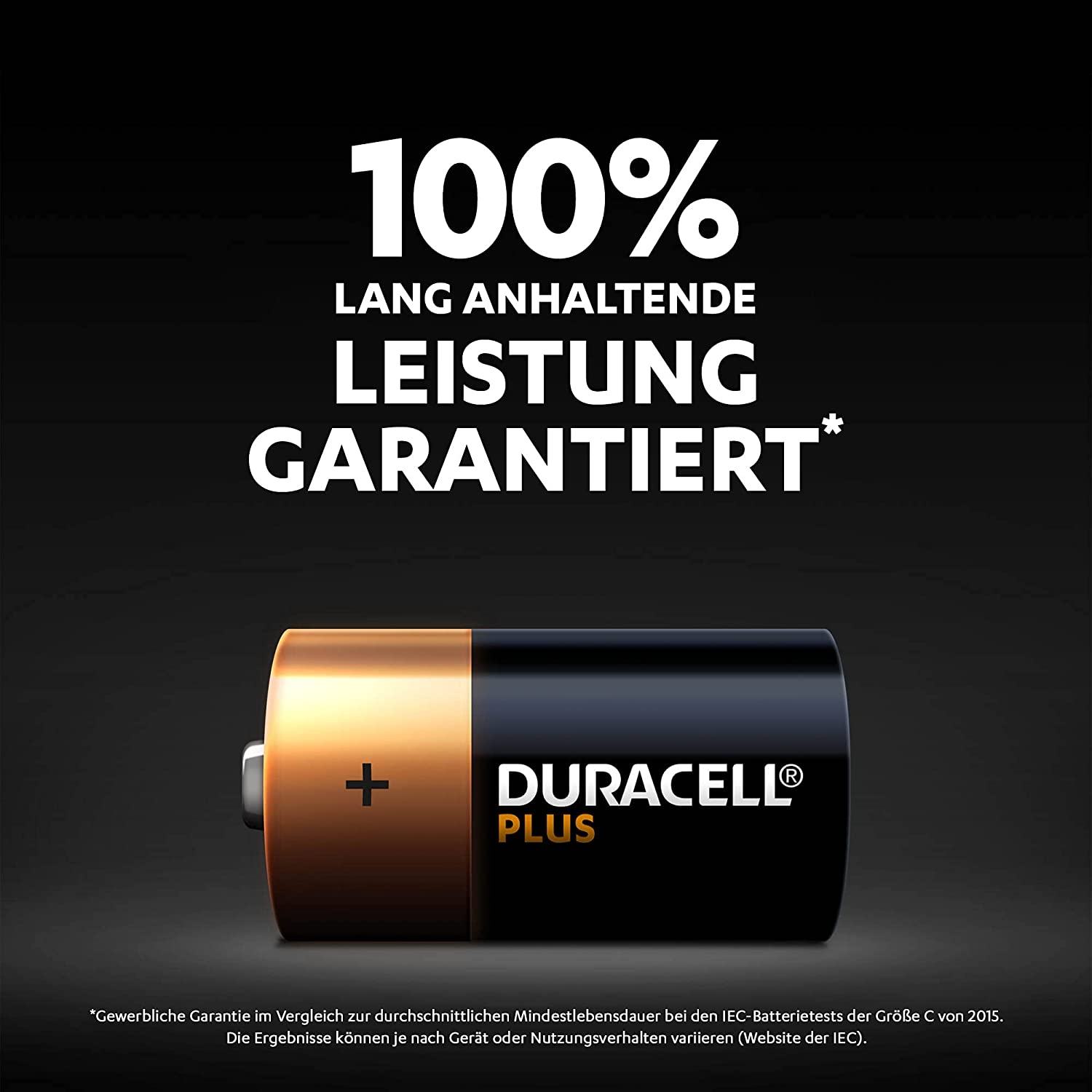 Duracell Plus LR14, 1.5V Alkaline Batterie, C Baby MN1400 MEZZA TORICA, 4er-Pack