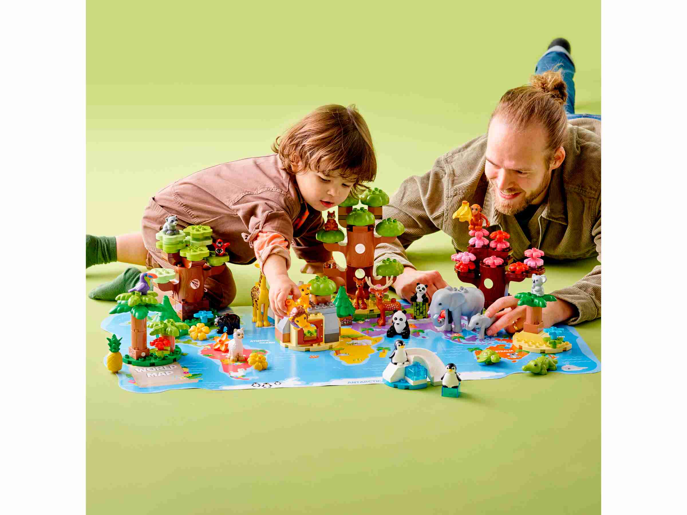 LEGO 10975 DUPLO Wilde Tiere der Welt Zoo Spielzeug mit Sound