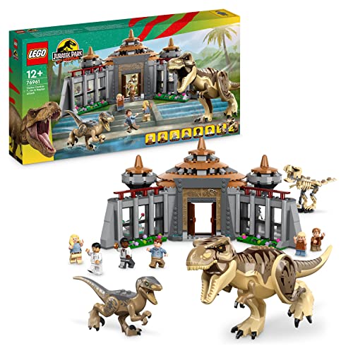 LEGO 76961 Jurassic World Angriff des T. rex + des Raptors aufs Besucherzentrum