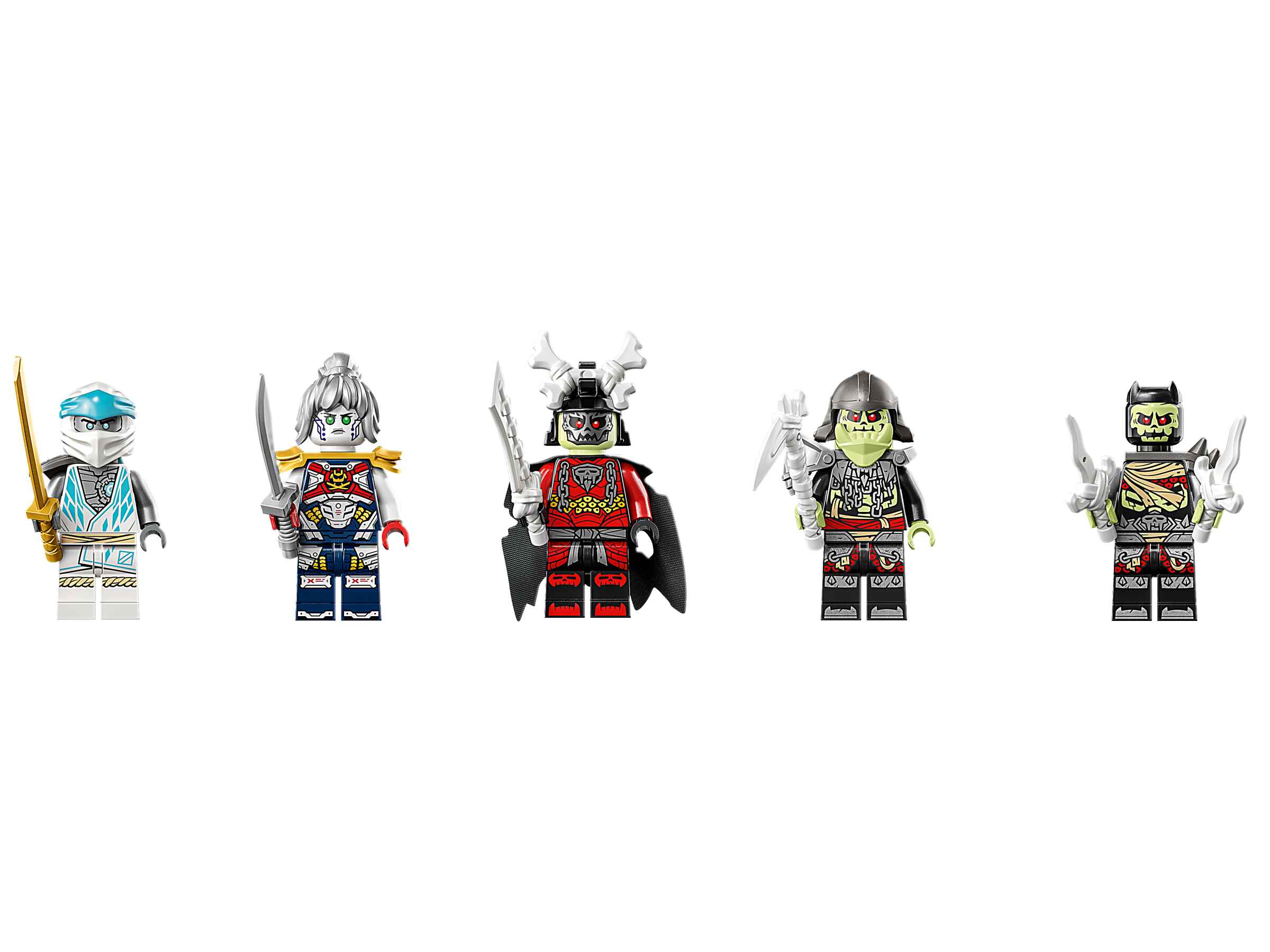 LEGO 71786 NINJAGO Zanes Eisdrache, 2-in-1-Modell,  Zane, Pixal, 3 Bösewichte